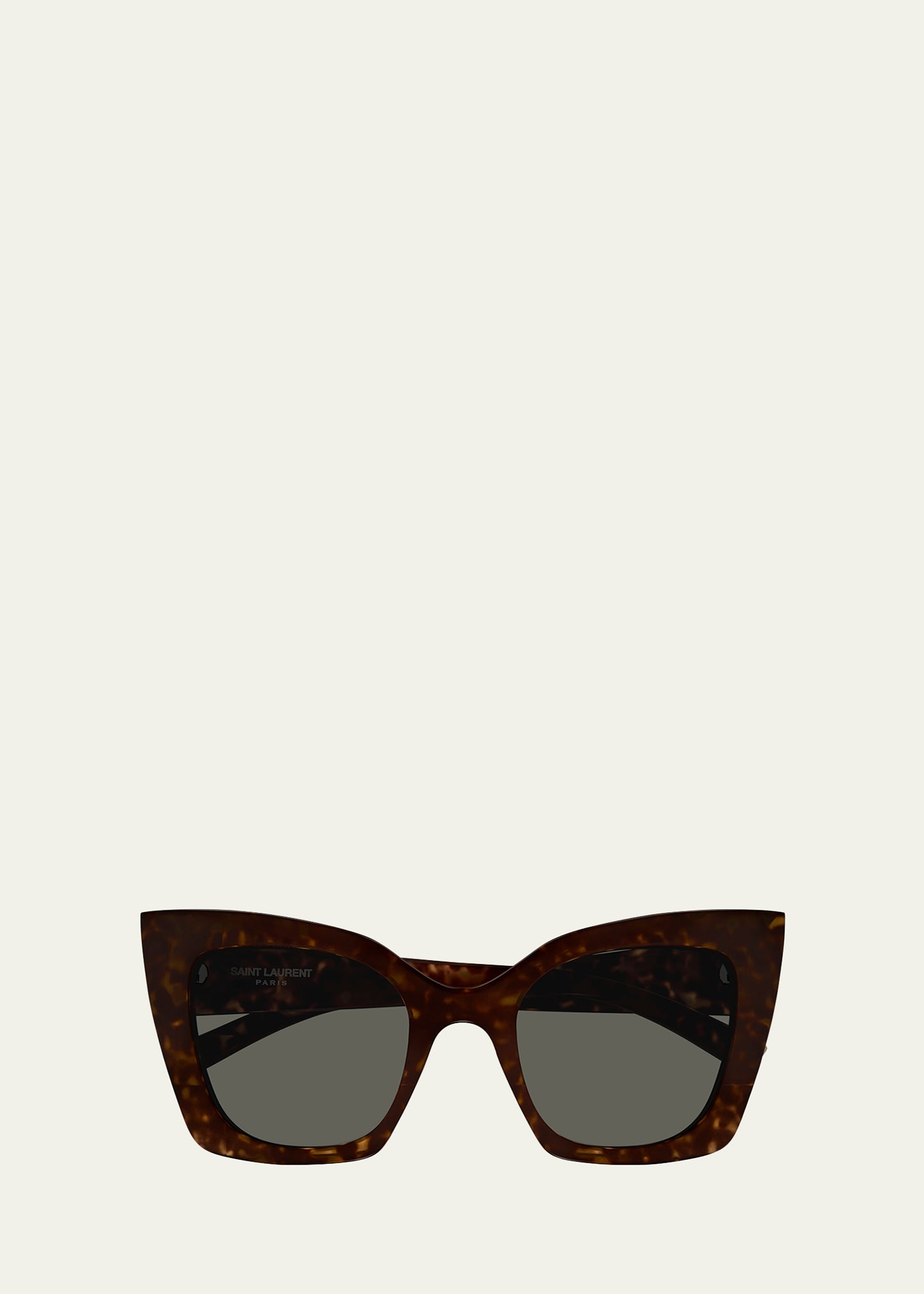 Saint Laurent Brown Sl 552 Sunglasses In Havana