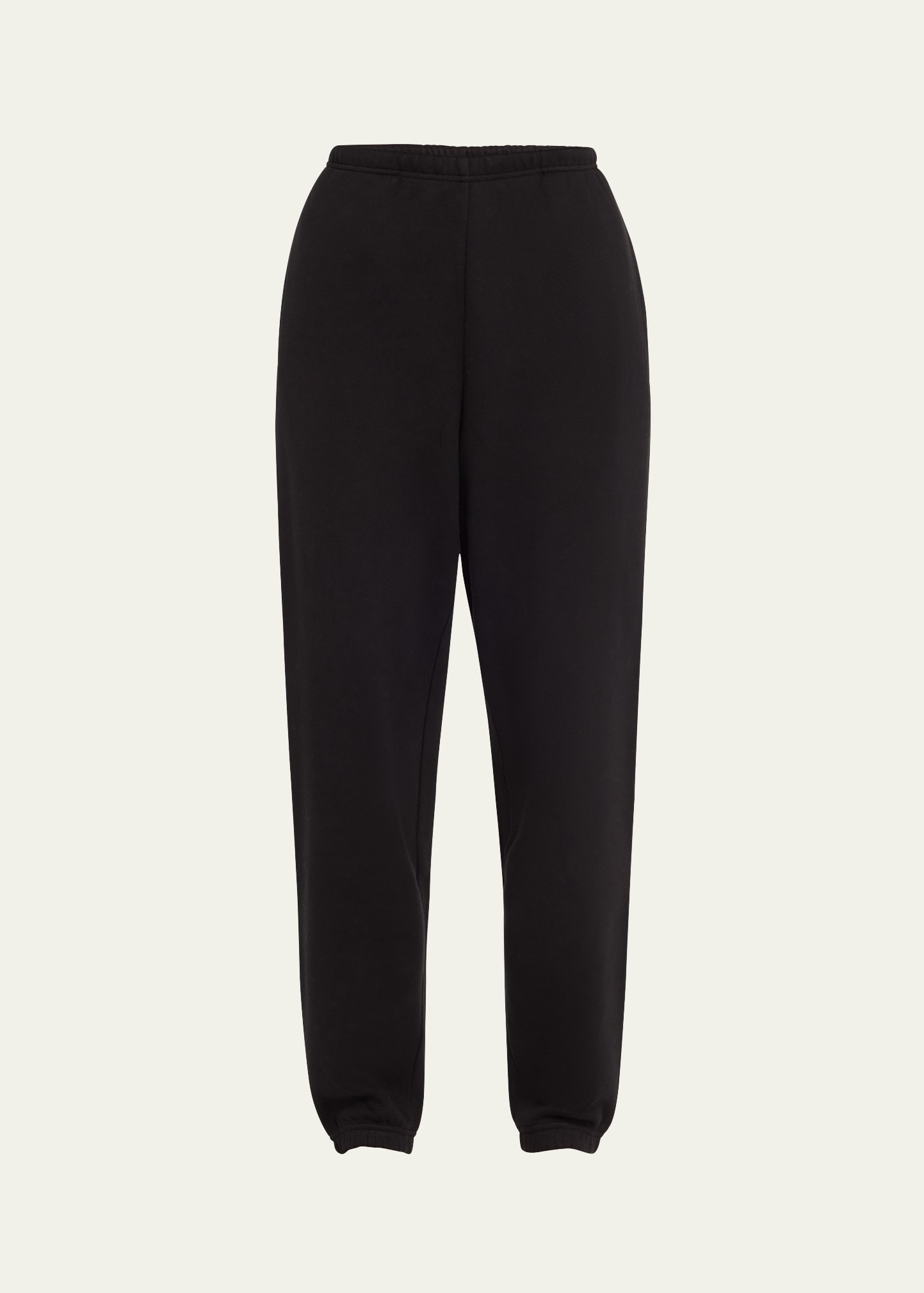 Skims Cotton Fleece Revised Classic Joggers In Onyx
