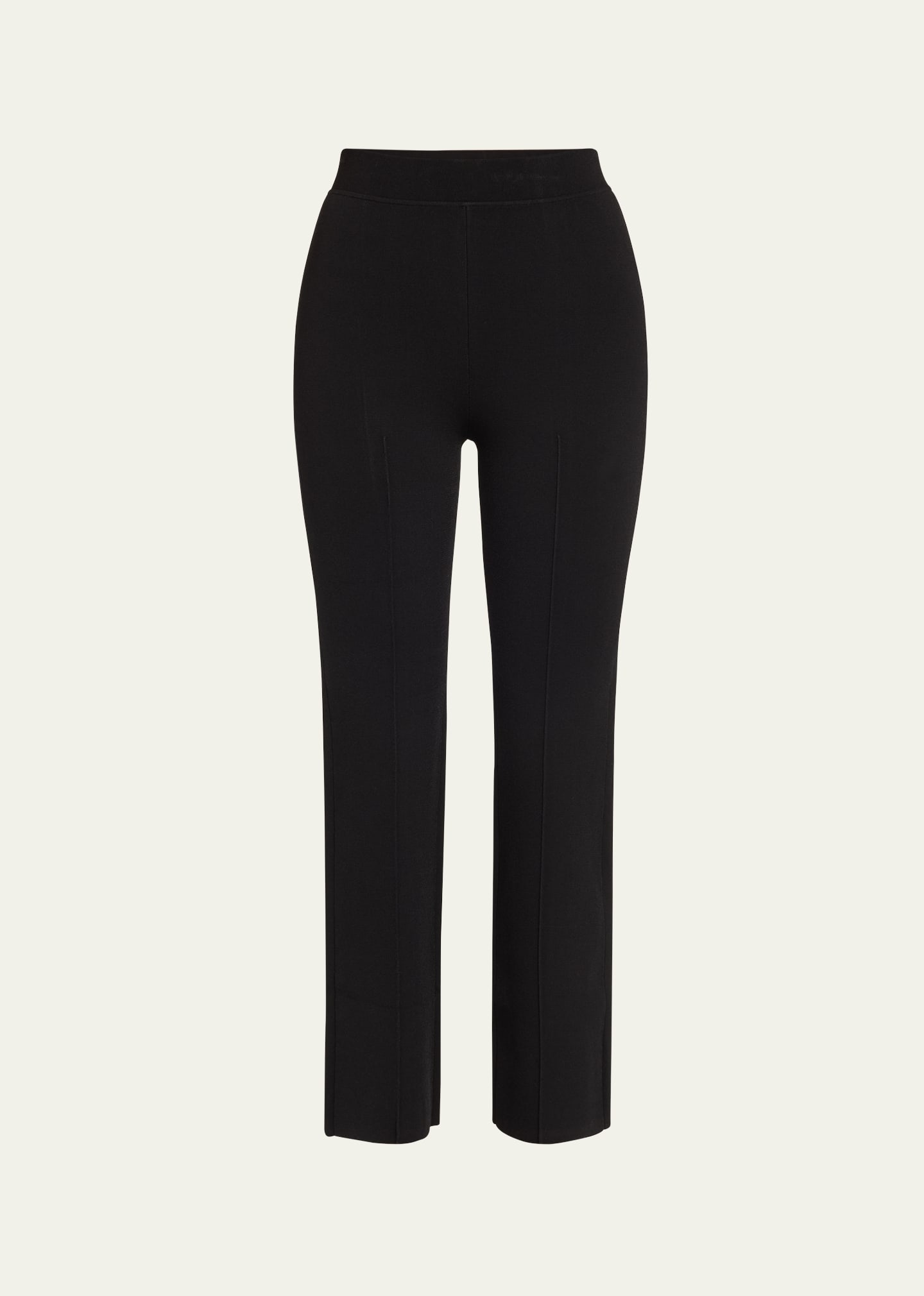 Simkhai Ashlon Slim Ankle Pull-on Pants In Black