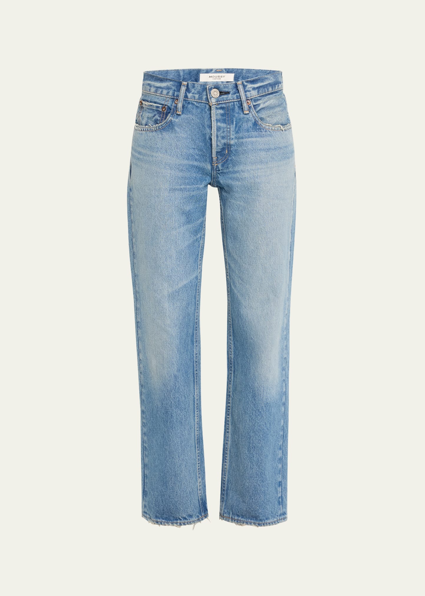 Cheval Straight Low-Rise Jeans