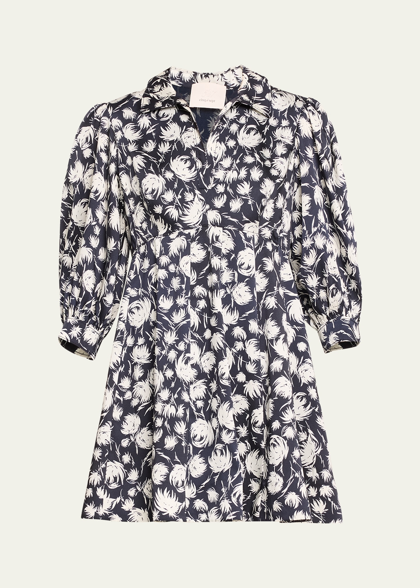 Darby Collared Floral Mini Dress