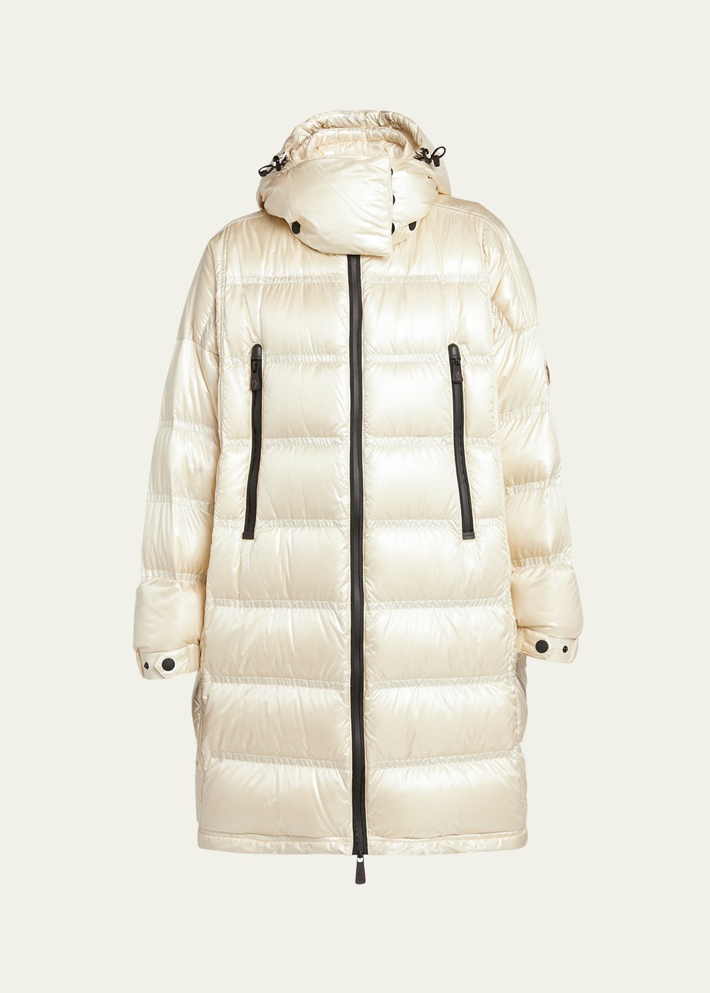 MONCLER ROCHELAIRS LONG PARKA JACKET 