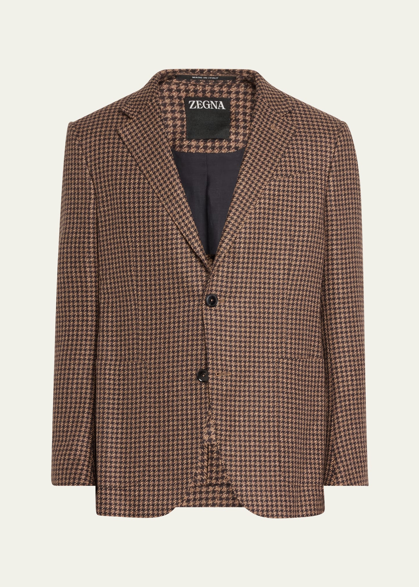 ZEGNA MEN'S FAIRWAY HOUNDSTOOTH SPORT COAT 