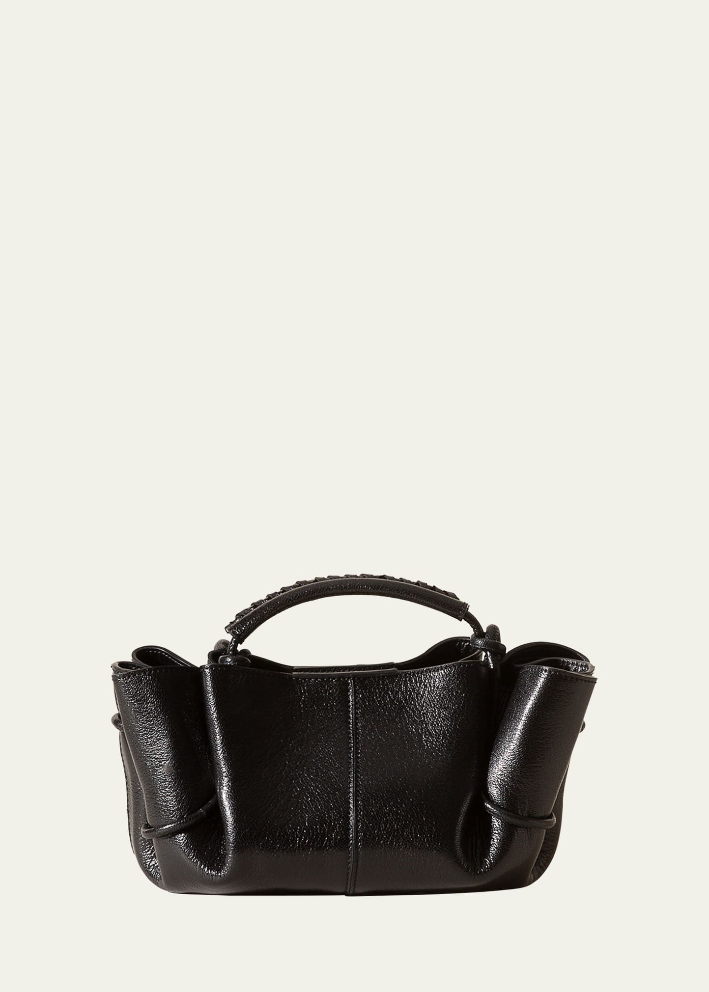 Arta Mini Leather Top-Handle Bag