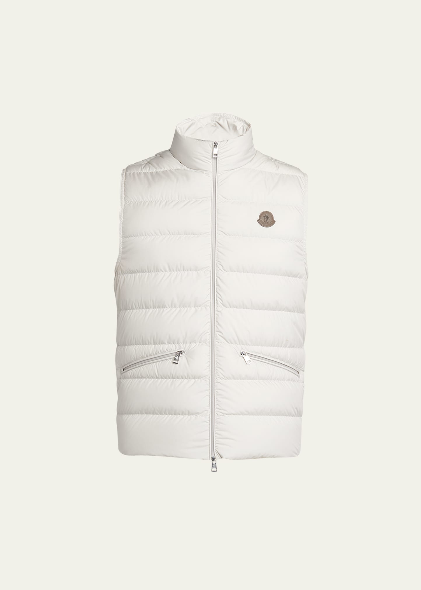 Moncler Treompan Down Vest White In Miscellaneous