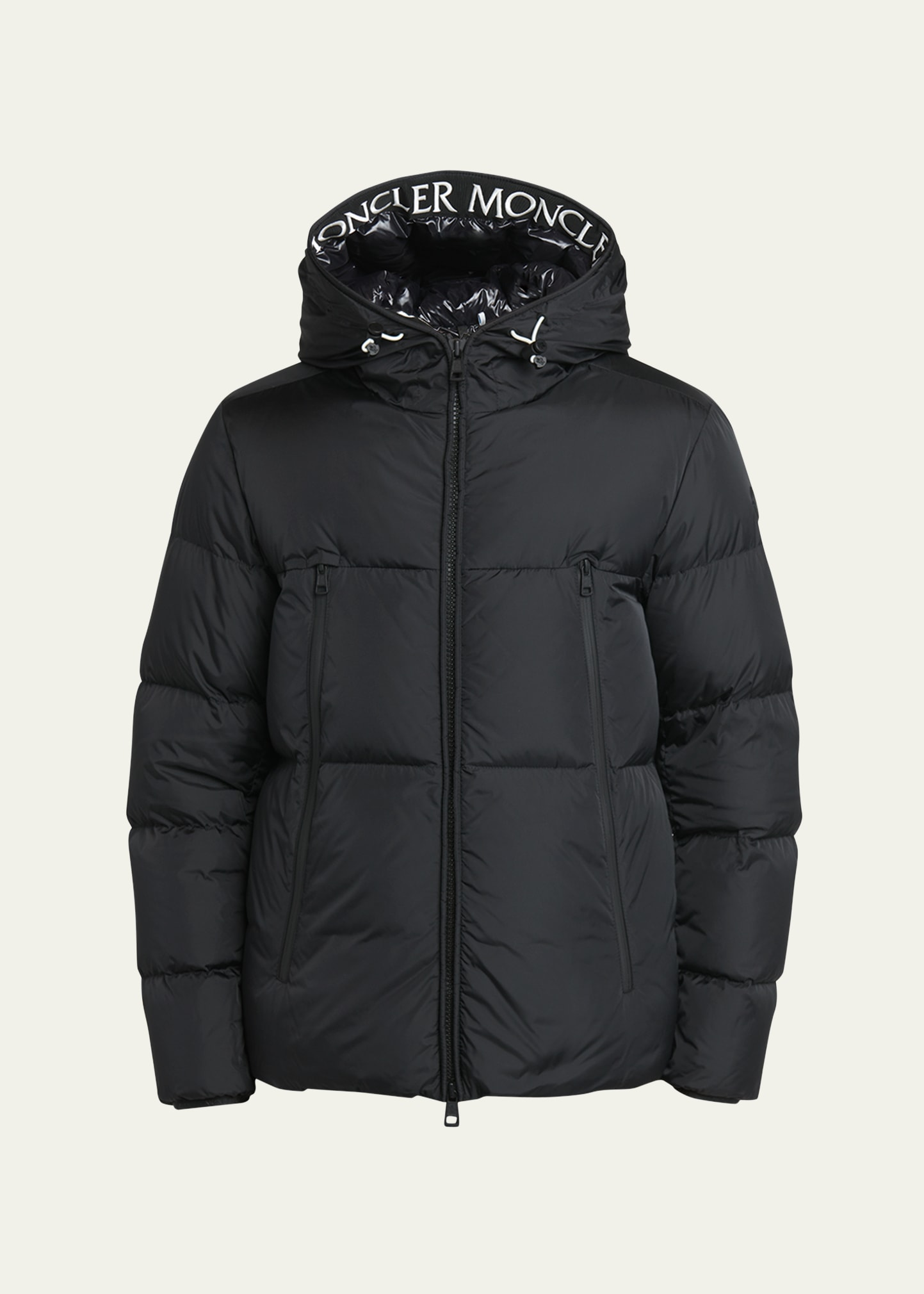 Shop Moncler Men's Montcla Short Down Jacket In Black