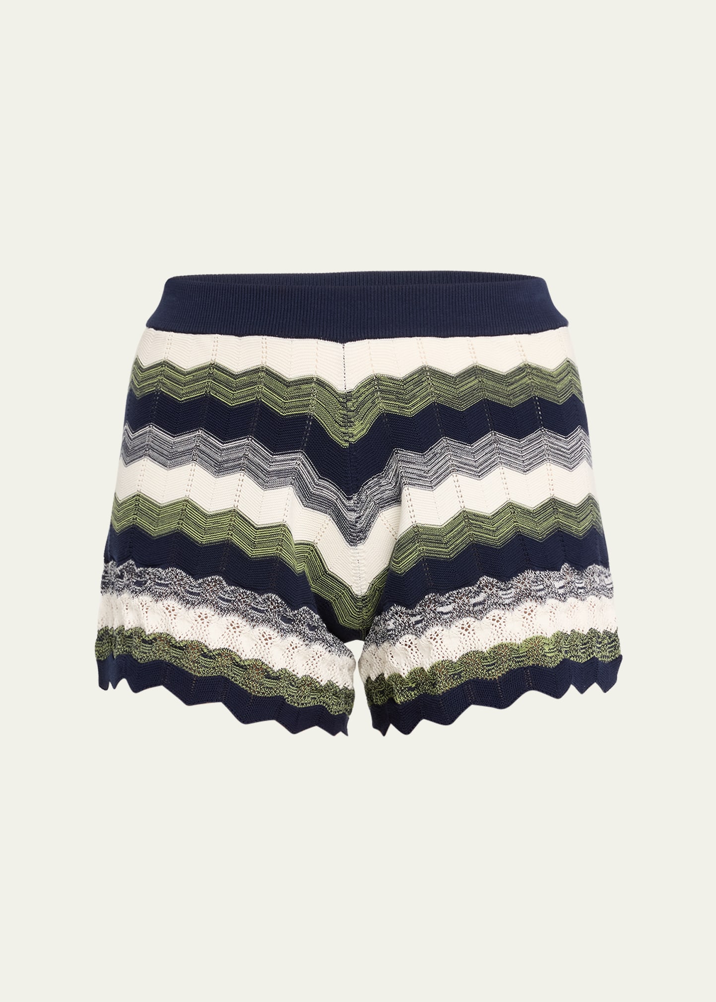 Katharine Wavy Knit Shorts