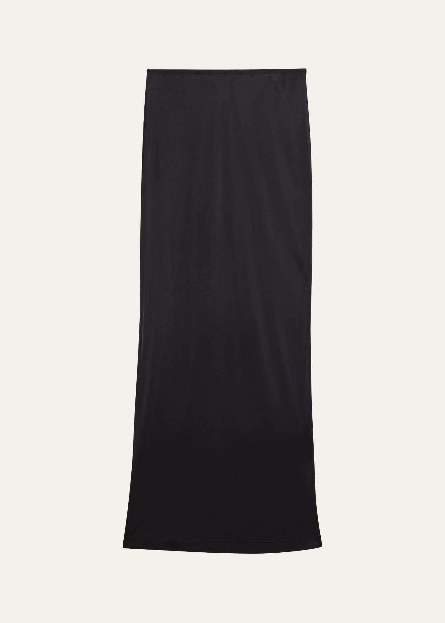 Shop Helmut Lang Fluid Jersey Maxi Skirt In Black