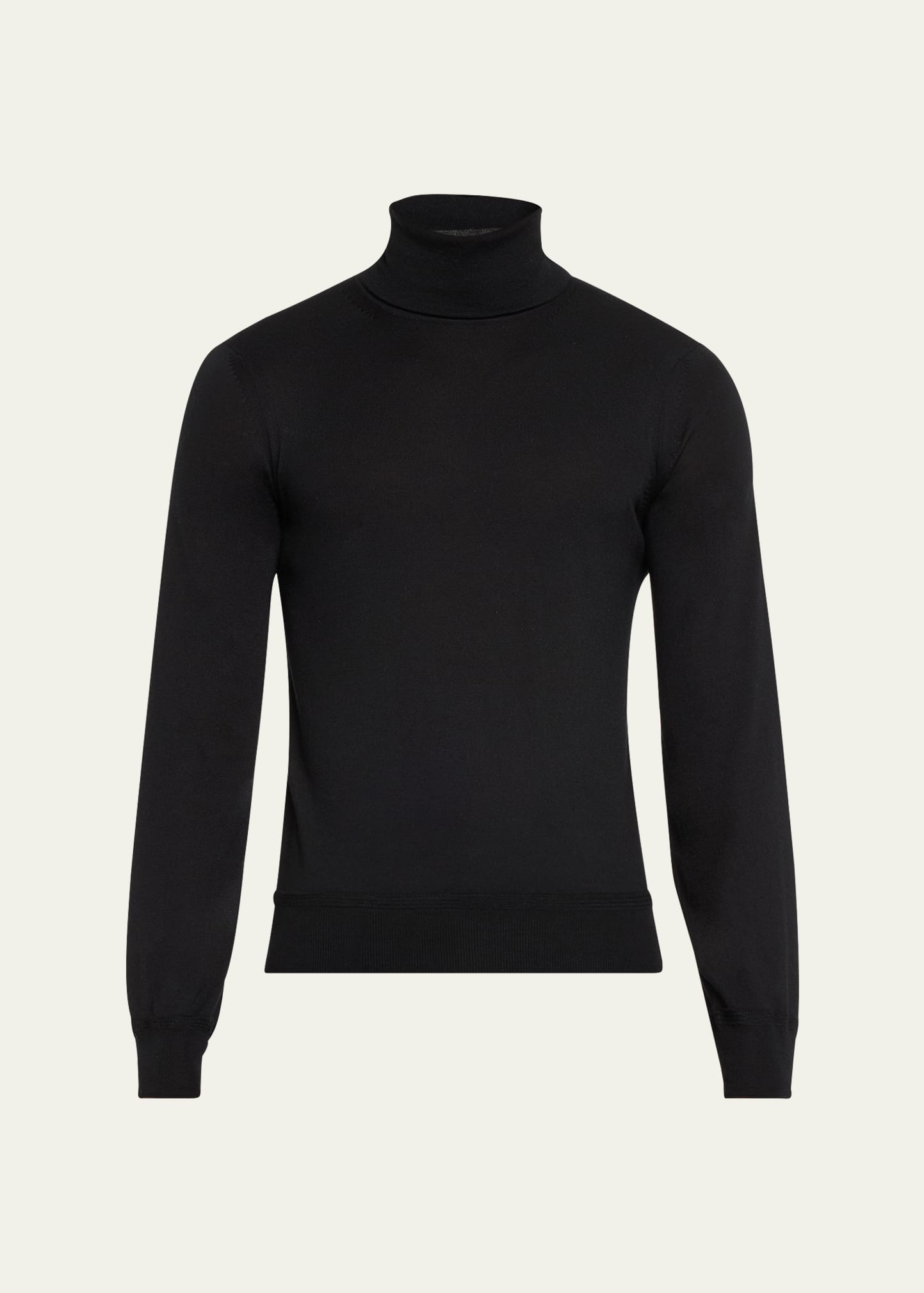 Tom Ford Cashmere-silk Sweater In Black