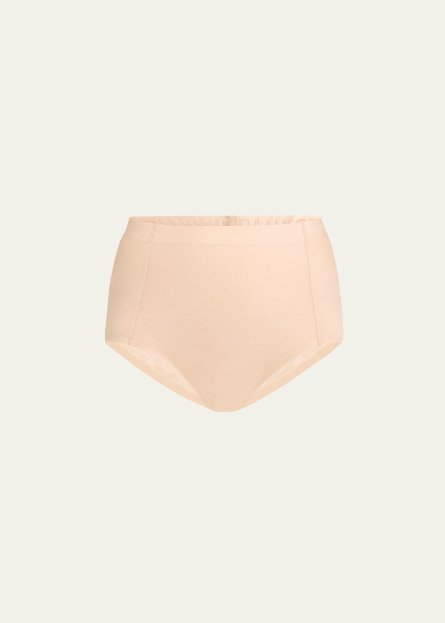 Spanx Sheer Power High-rise Briefs In Champagne Beige