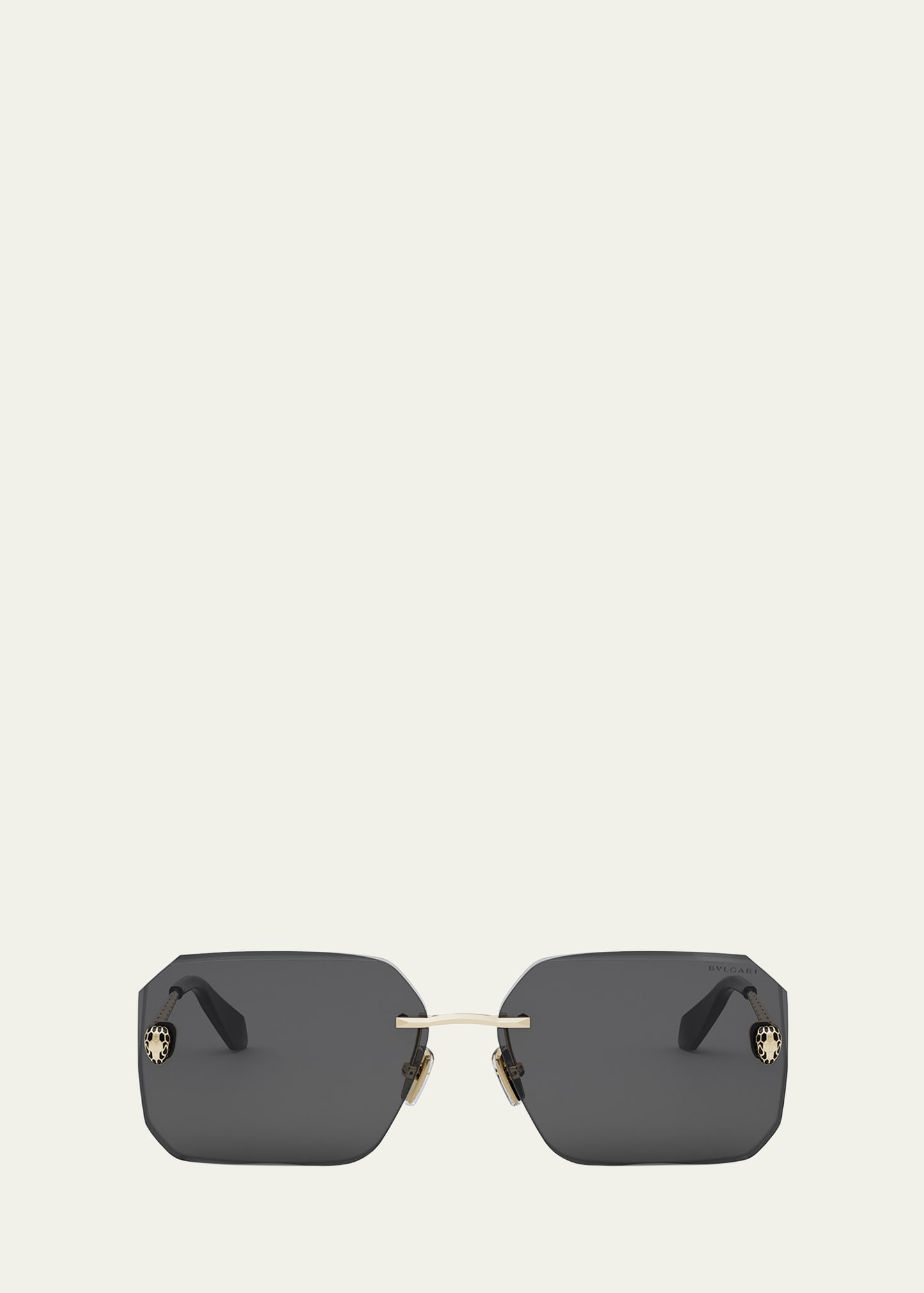 Shop Bvlgari Serpenti Sunglasses In Gold Other Smoke