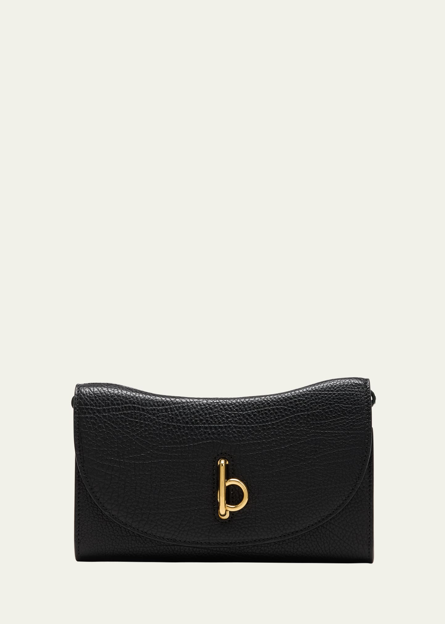 Burberry Rocking Horse Chain Wallet In Black