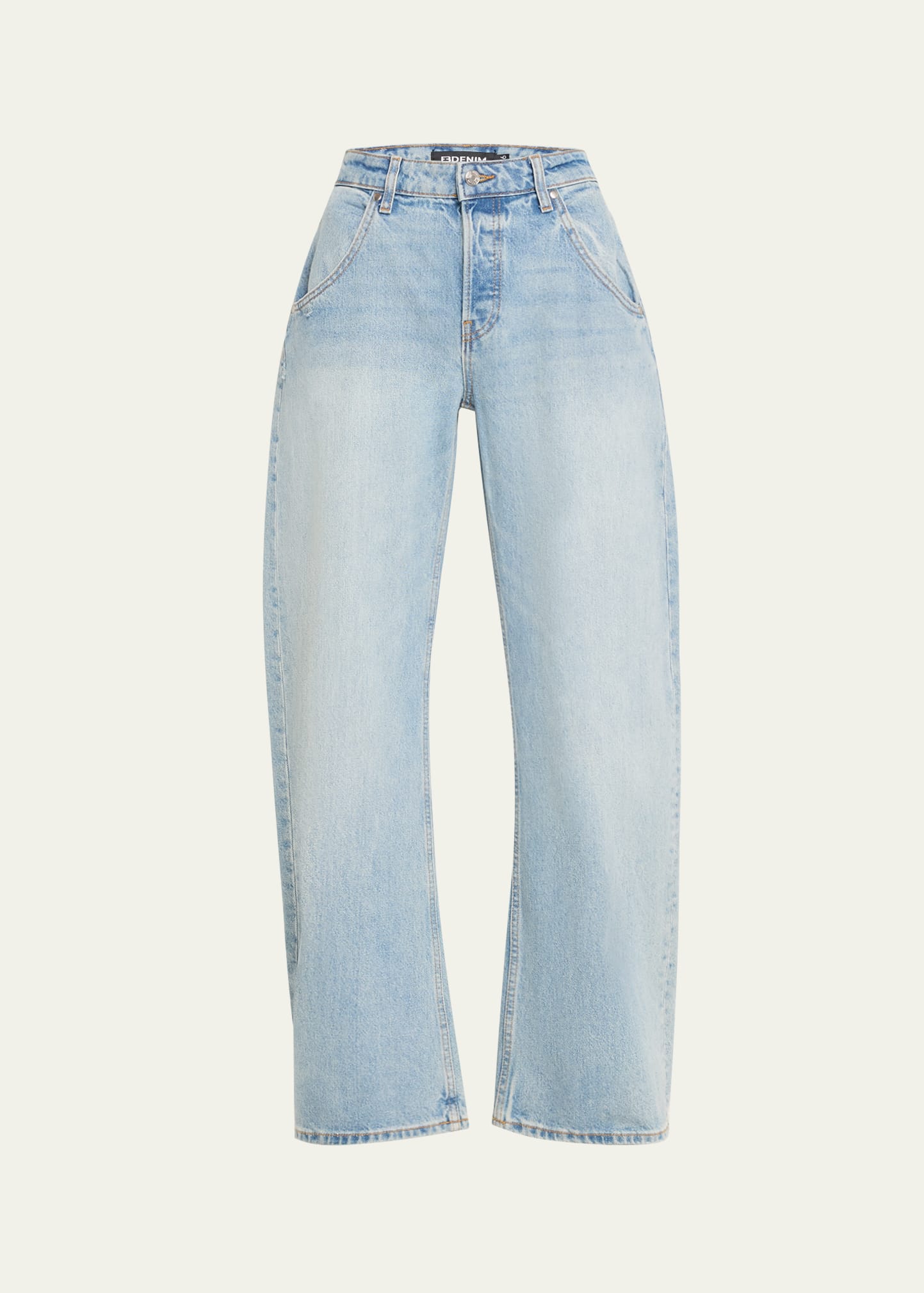 Eb Denim Enzo Mid-rise Barrel Jeans In Laguna
