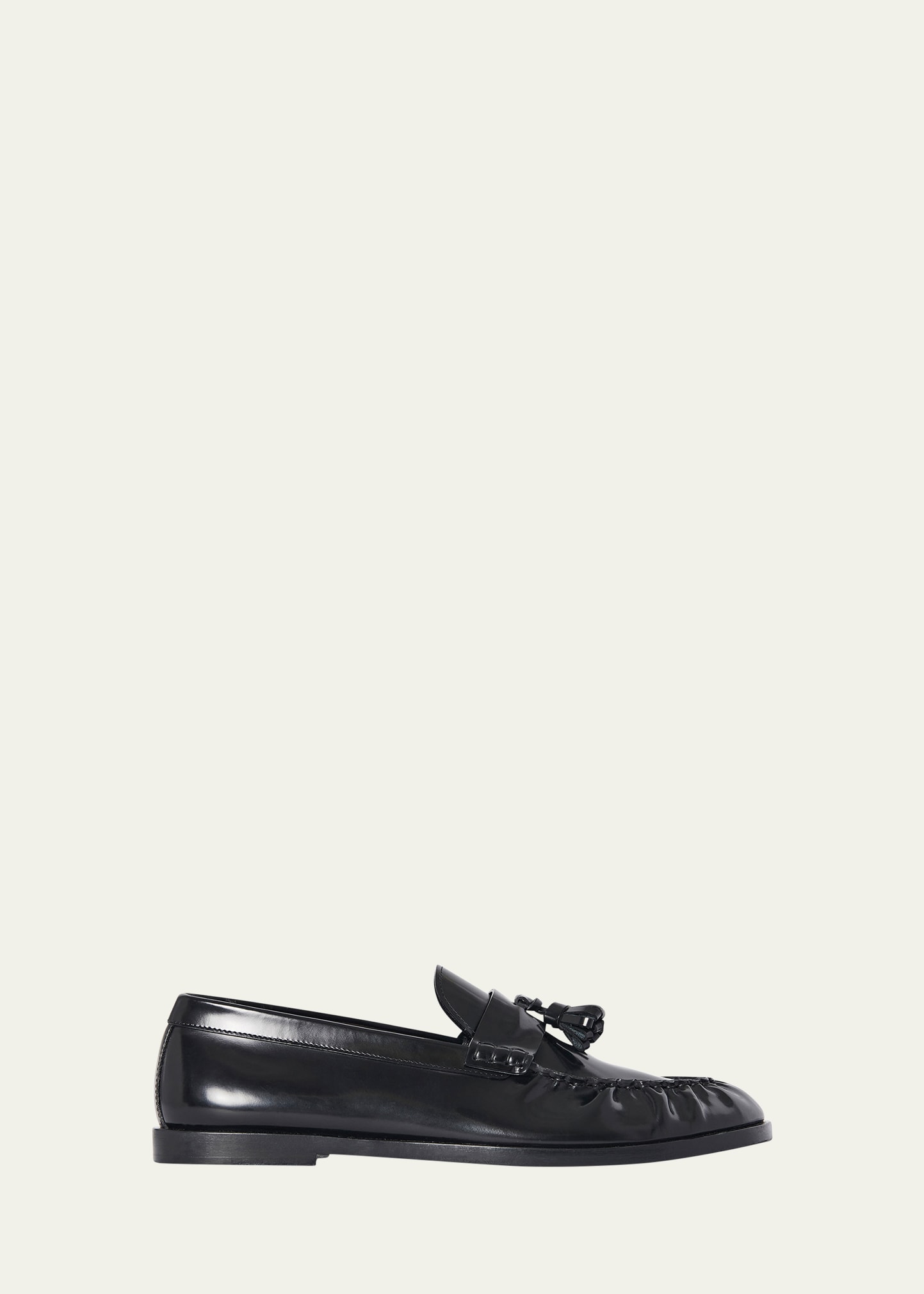 The Row Tassel-embellished Loafers In Black
