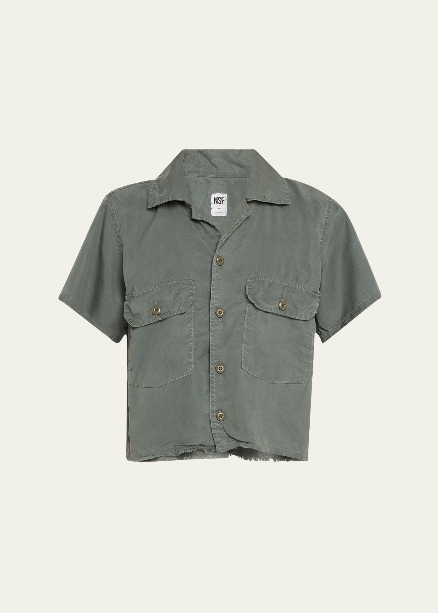 Reese Woven Utility Camp Shirt