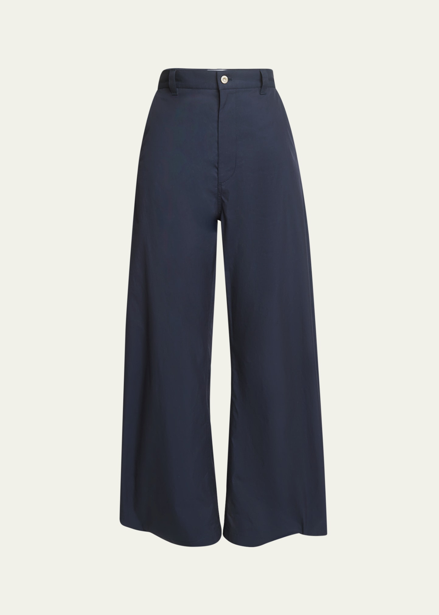 Loewe High Waist Balloon Trousers In Midnight B