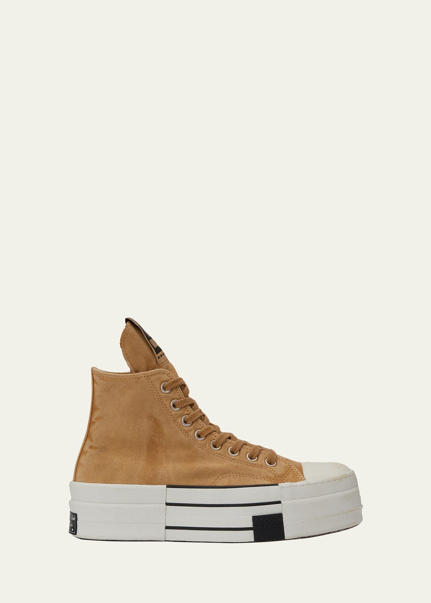 Drkshdw Rick Owens X Converse Men's High-top Sneakers In Brown