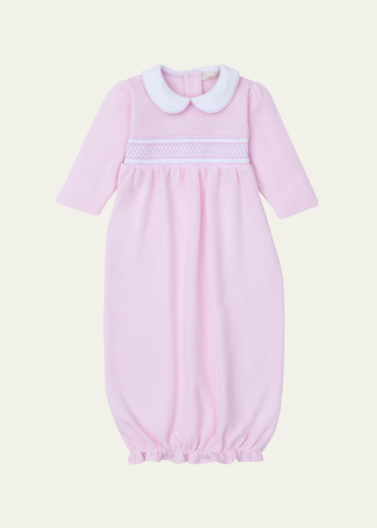 KISSY KISSY GIRL'S PUNTO INGLES HAND SMOCKED SLEEP SACK 