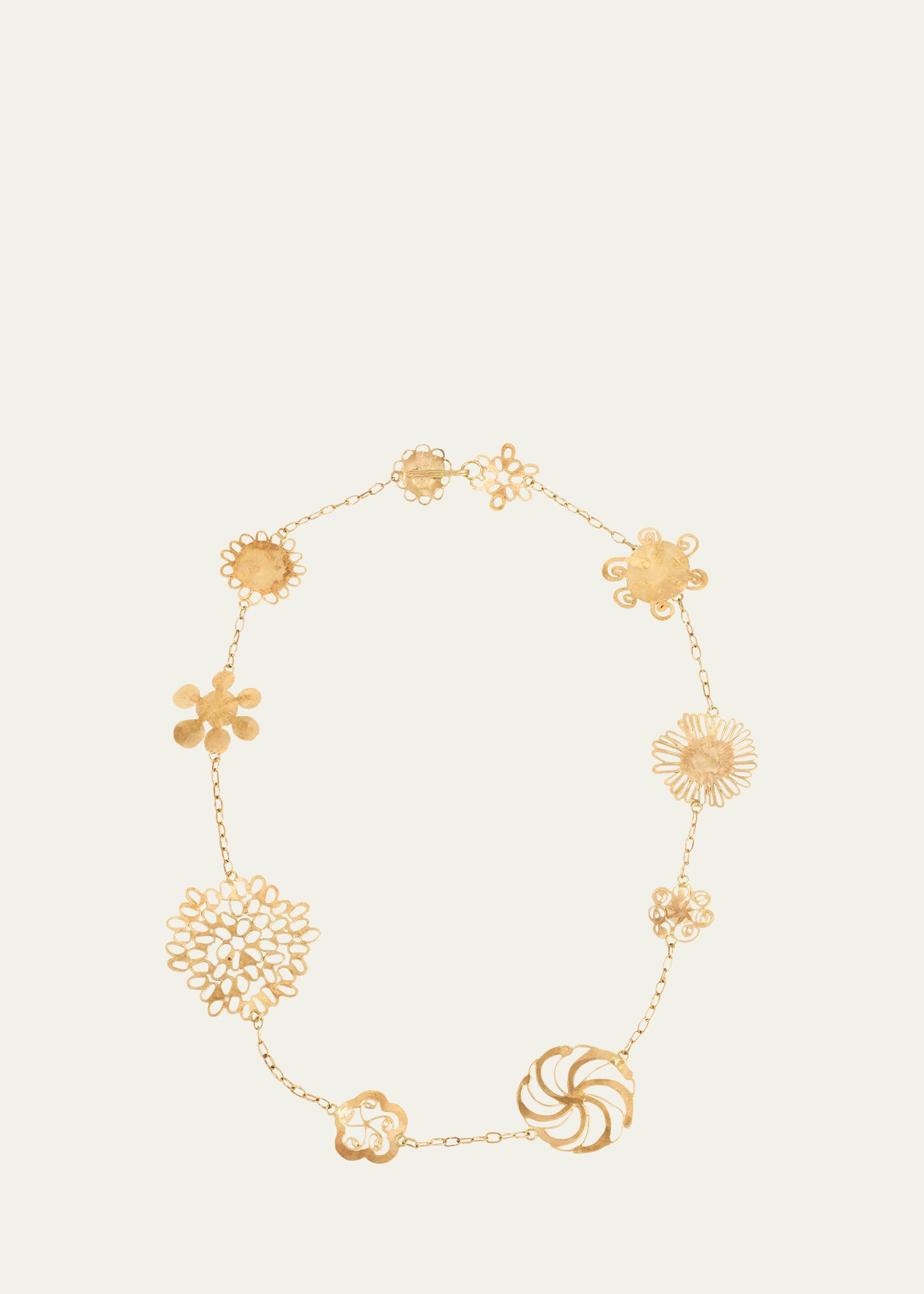 18K Yellow Gold Short Erewhon Necklace, 17"L