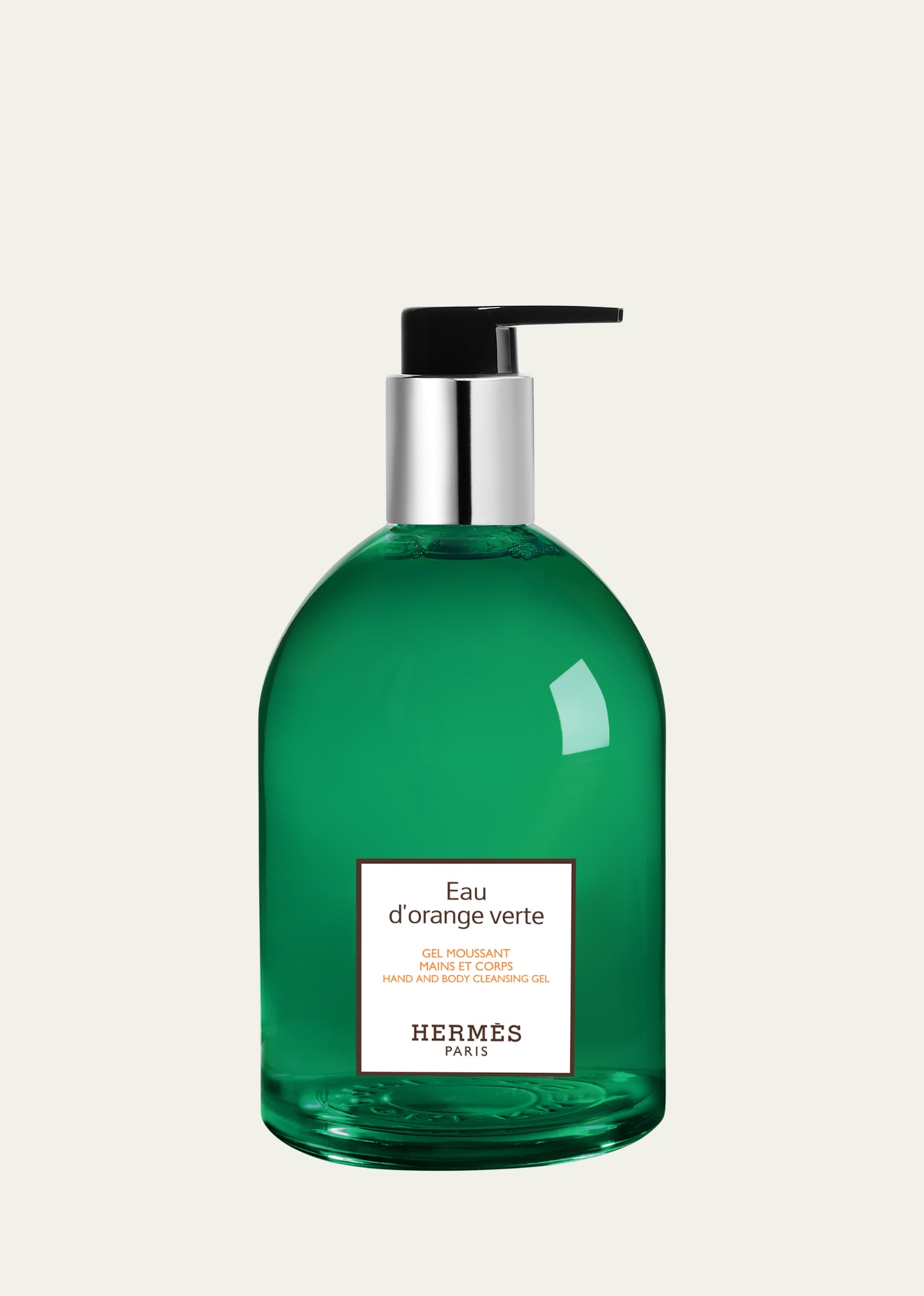 Hermes Eau D'orange Verte Hand And Body Cleansing Gel, 10.1 Oz. In White