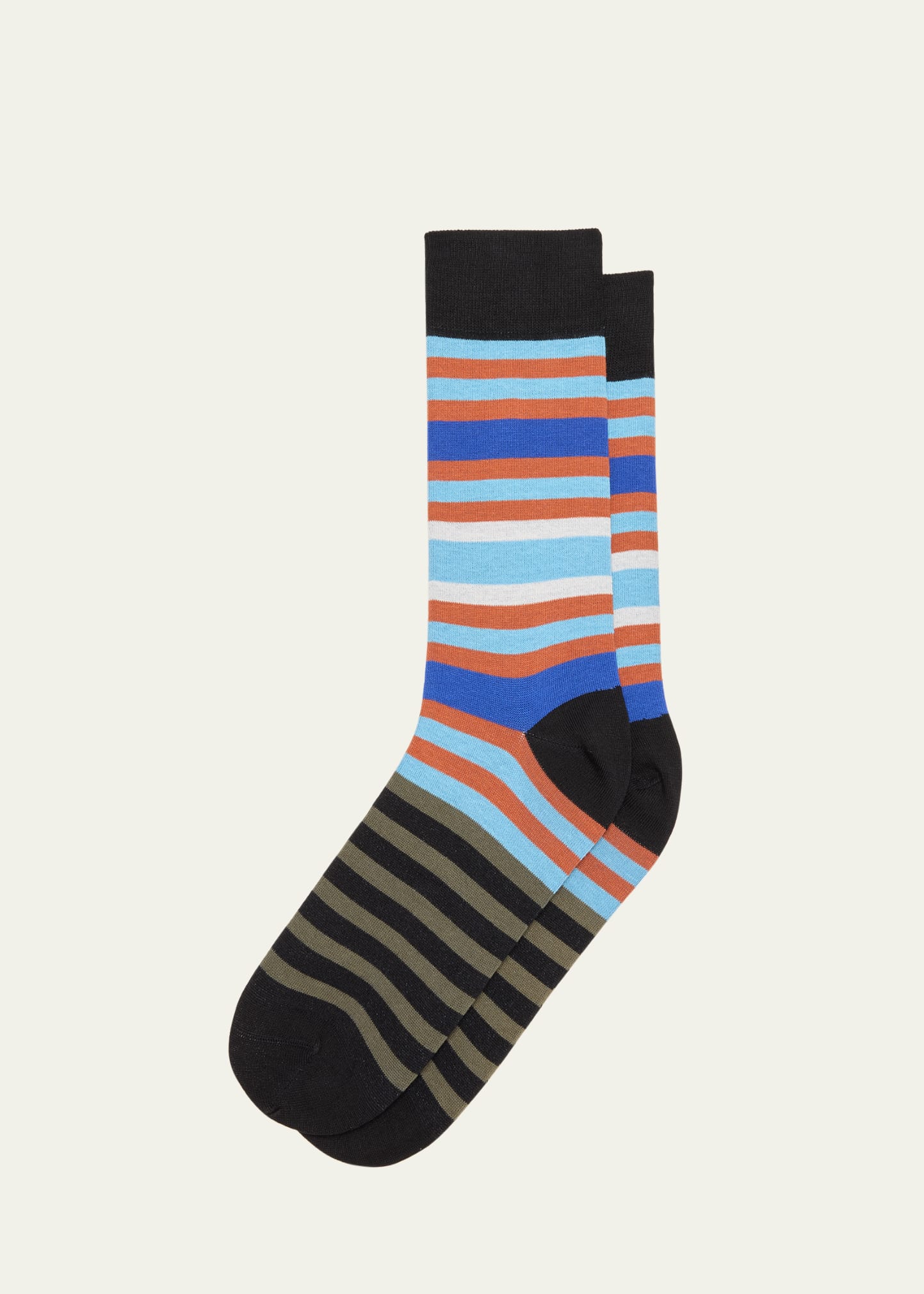 Men's George Stripe Crew Socks