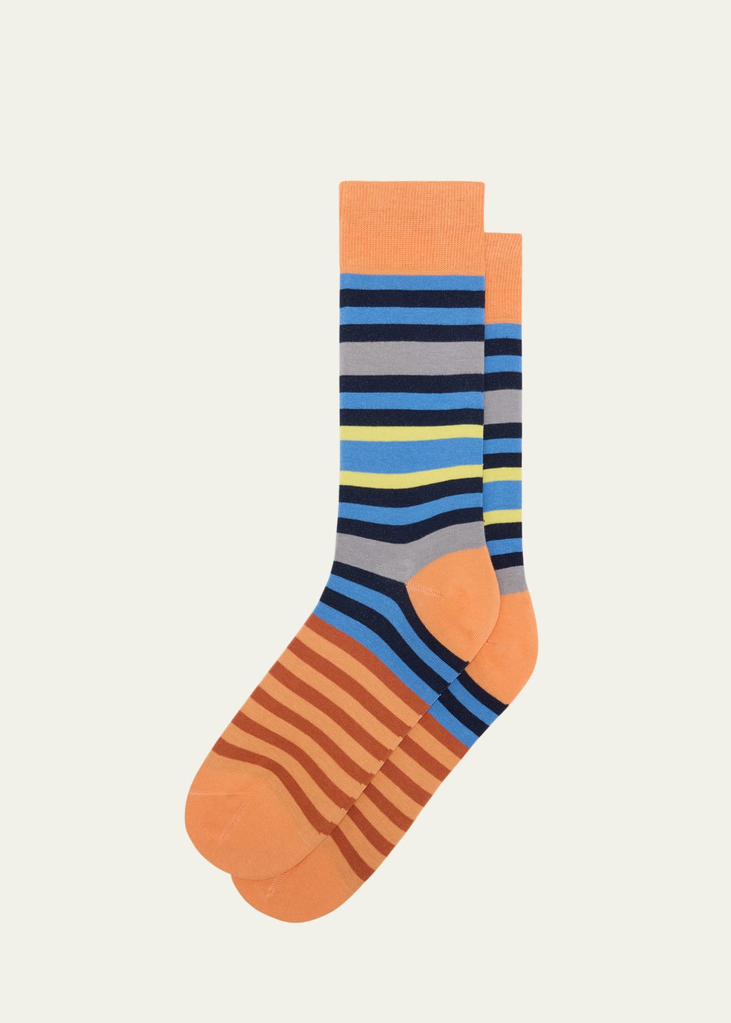 PAUL SMITH MEN'S GEORGE STRIPE CREW SOCKS 