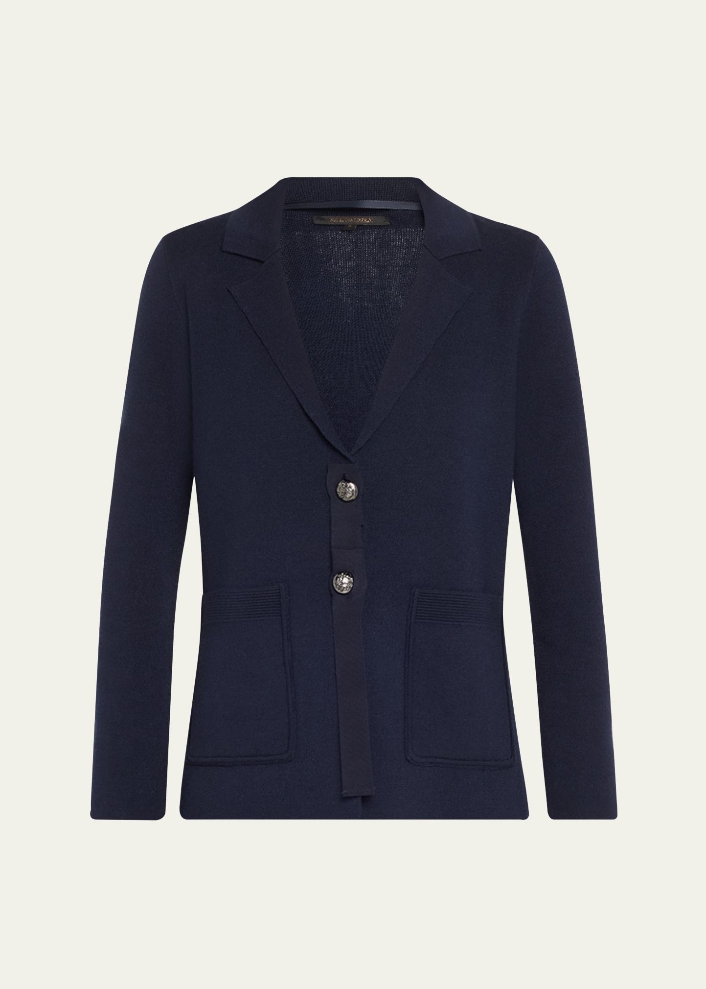 KOBI HALPERIN CLOVE TWO-BUTTON CARDIGAN SWEATER 