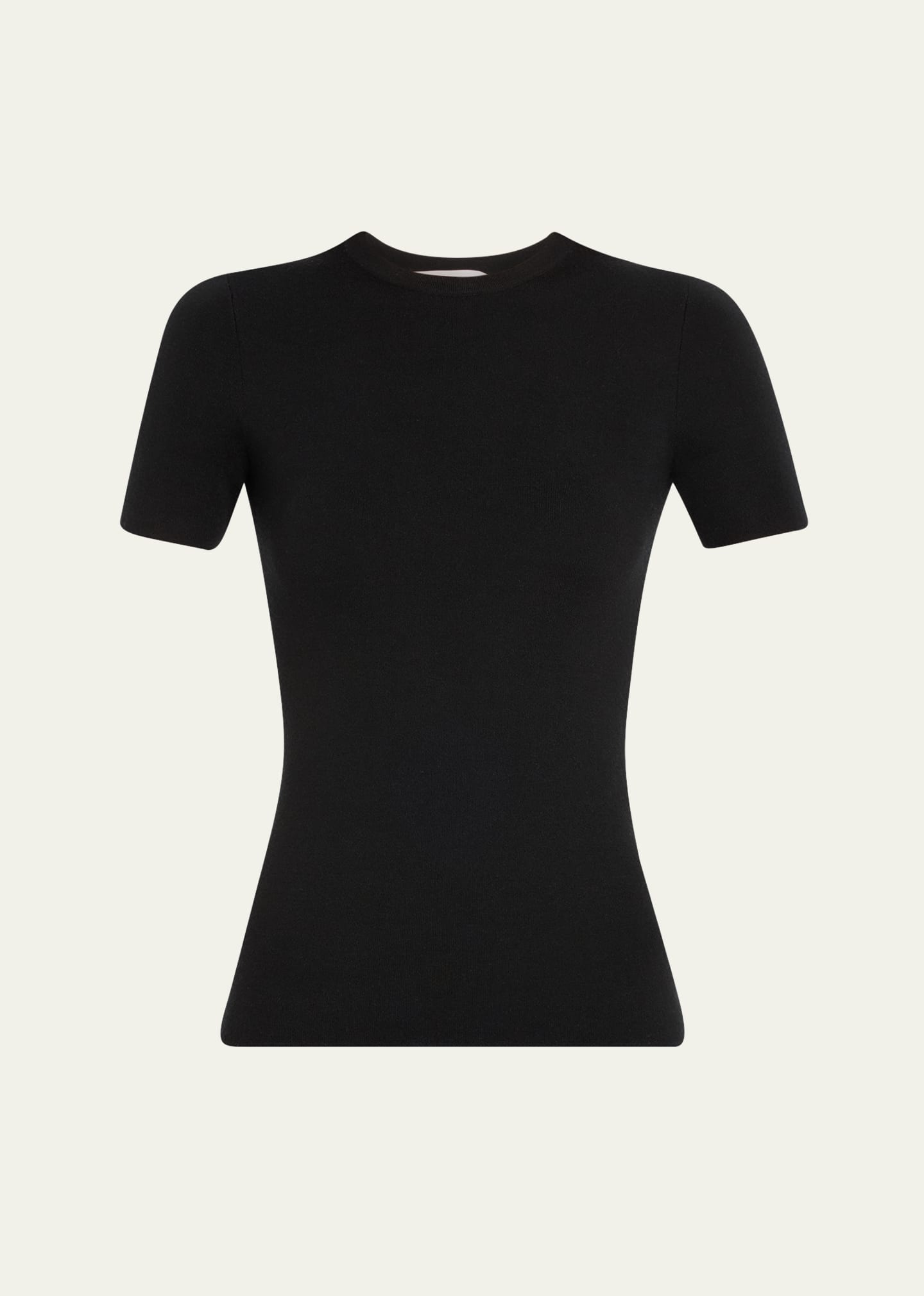 Michael Kors Stretch-viscose T-shirt In Black