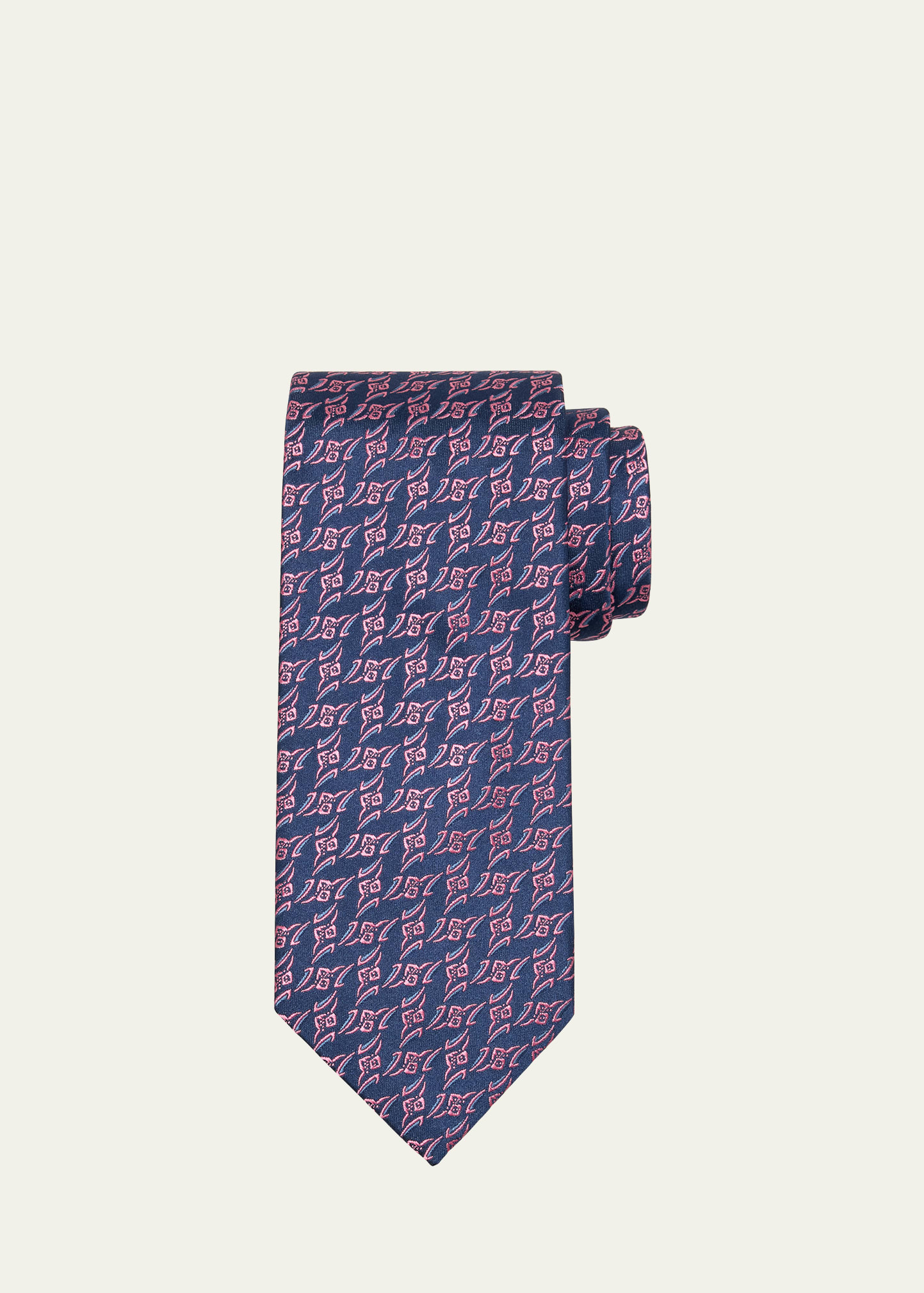 Men's Woven Grass Silk Tie