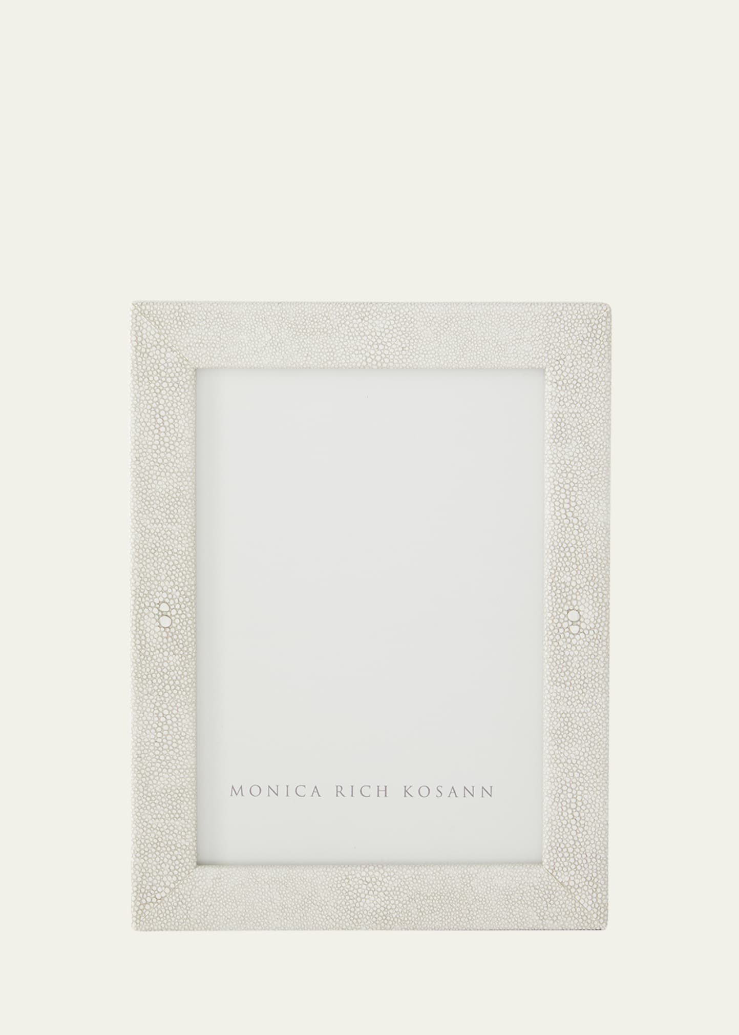 Monica Rich Kosann Photographer's Molding Shagreen-embossed Faux Leather Frame, 5" X 7" In Multi