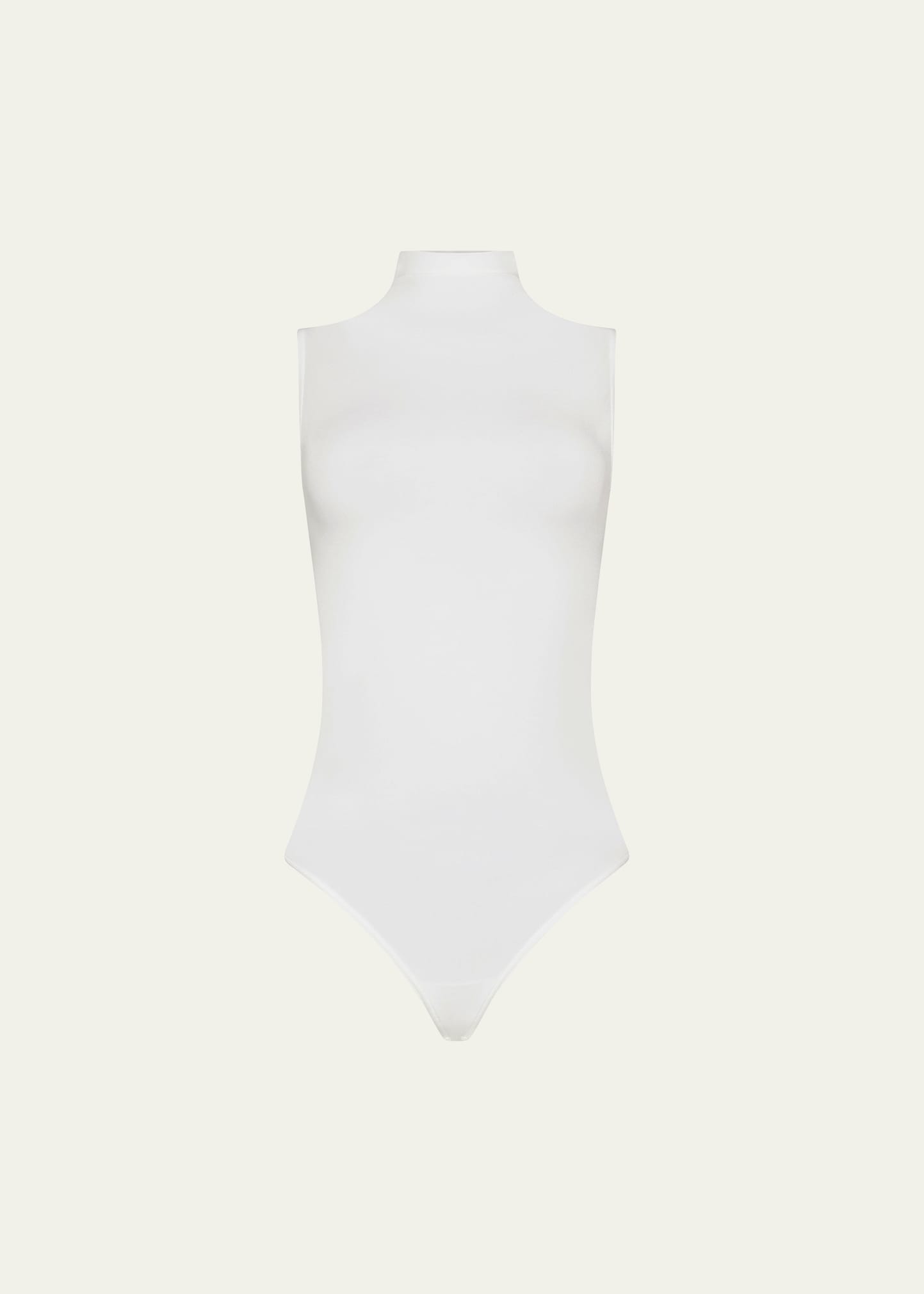 Wolford Turtleneck Bodysuit In White