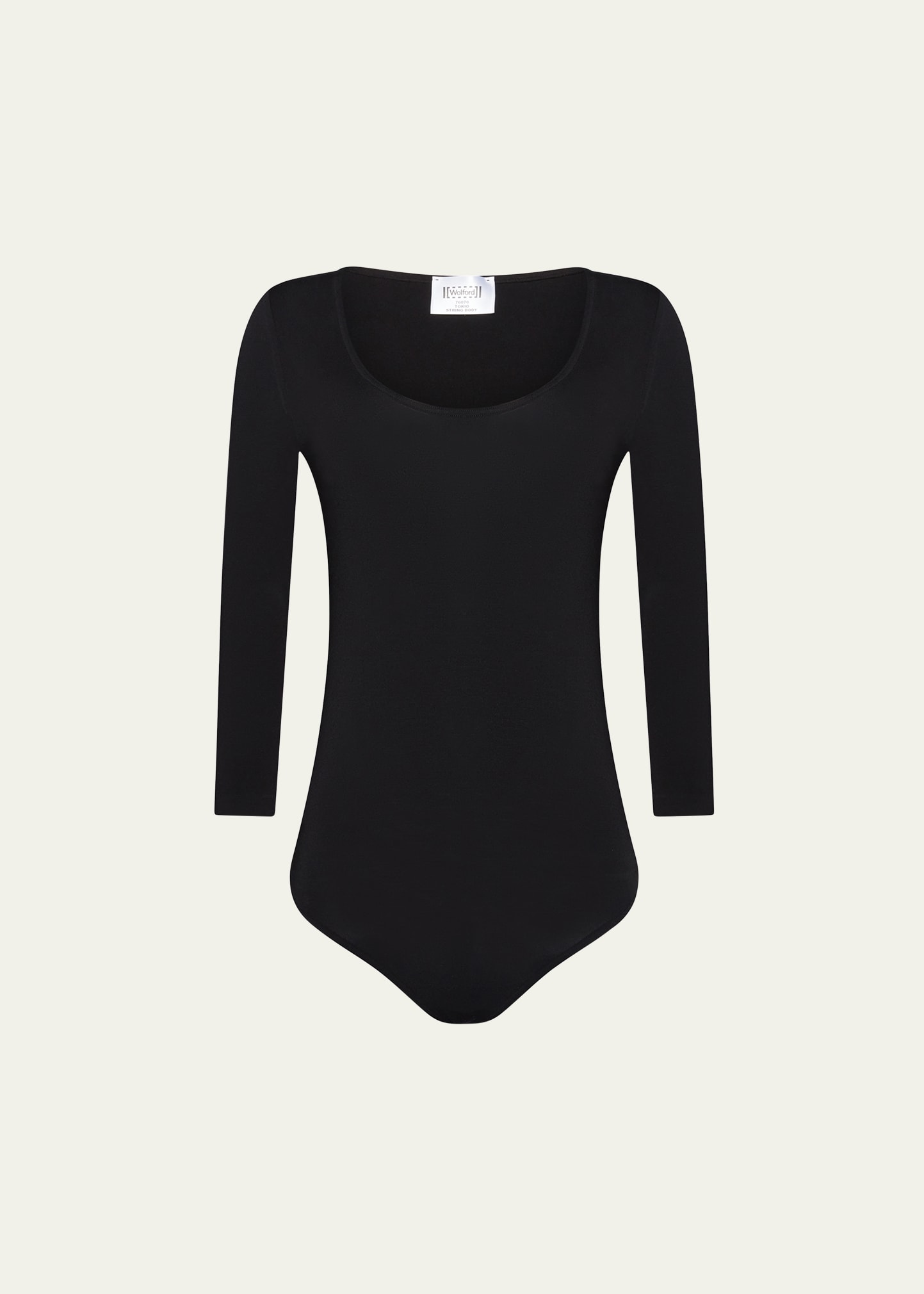 WOLFORD TOKIO 3/4-SLEEVE STRING BODYSUIT 