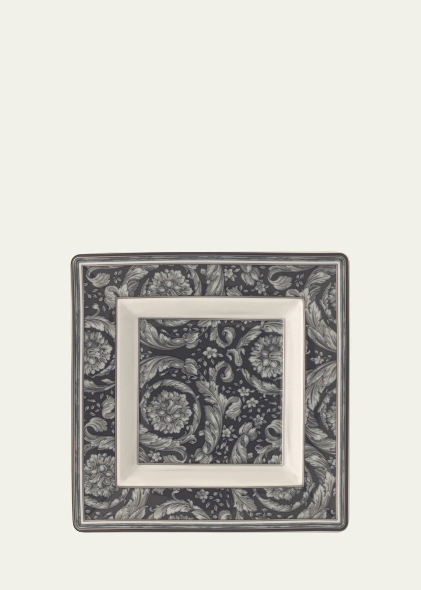 Versace Barocco Haze Tray, 5.1" Square In Haze