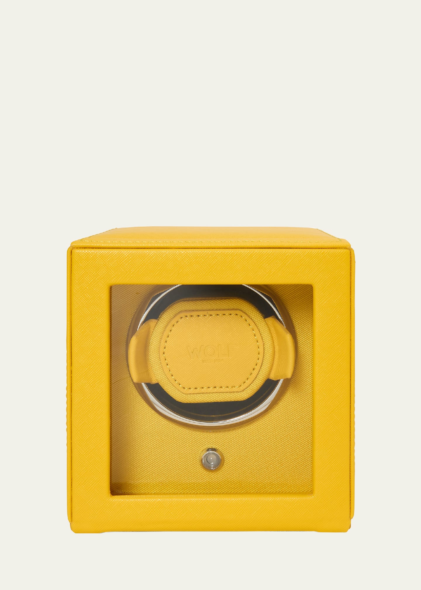 Wolf Cub Single Watch Winder In Yellow
