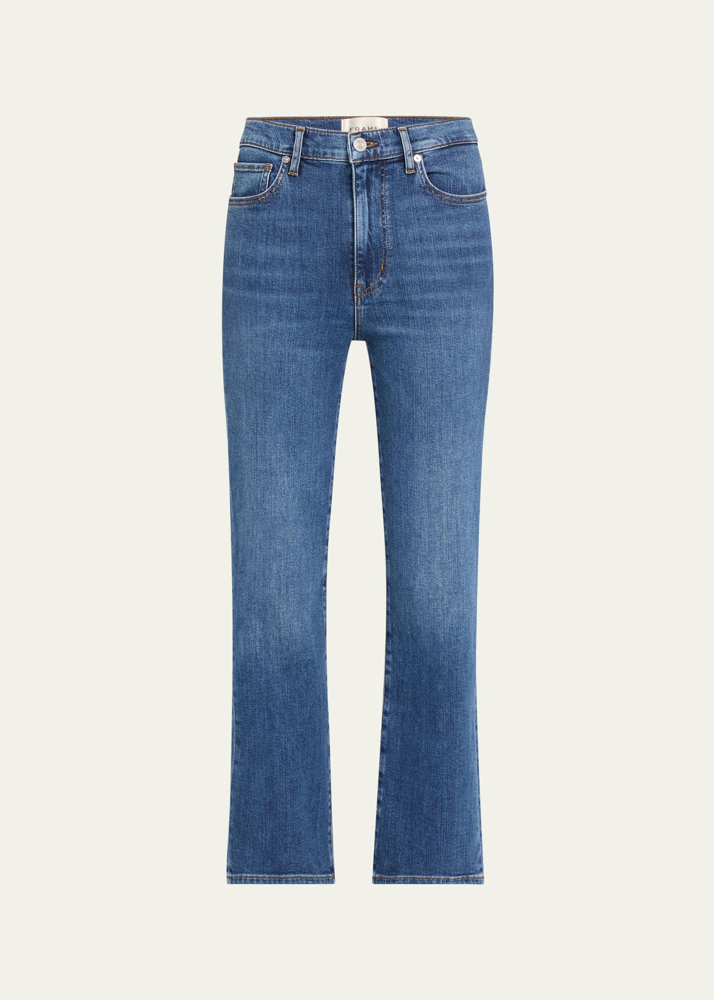 Frame Le Slouch Mid-rise Straight Jeans In Marsa
