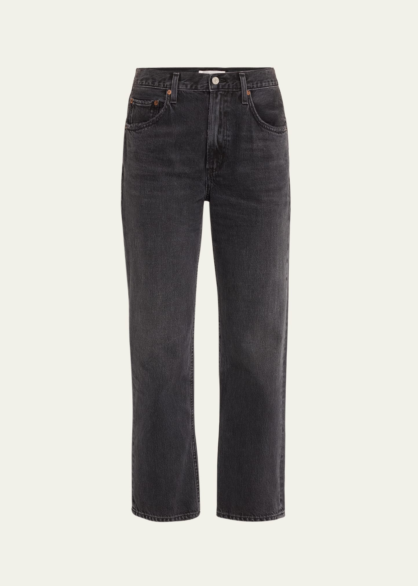 Agolde Panoramic Wild Straight-leg-jeans In Hitch Blk
