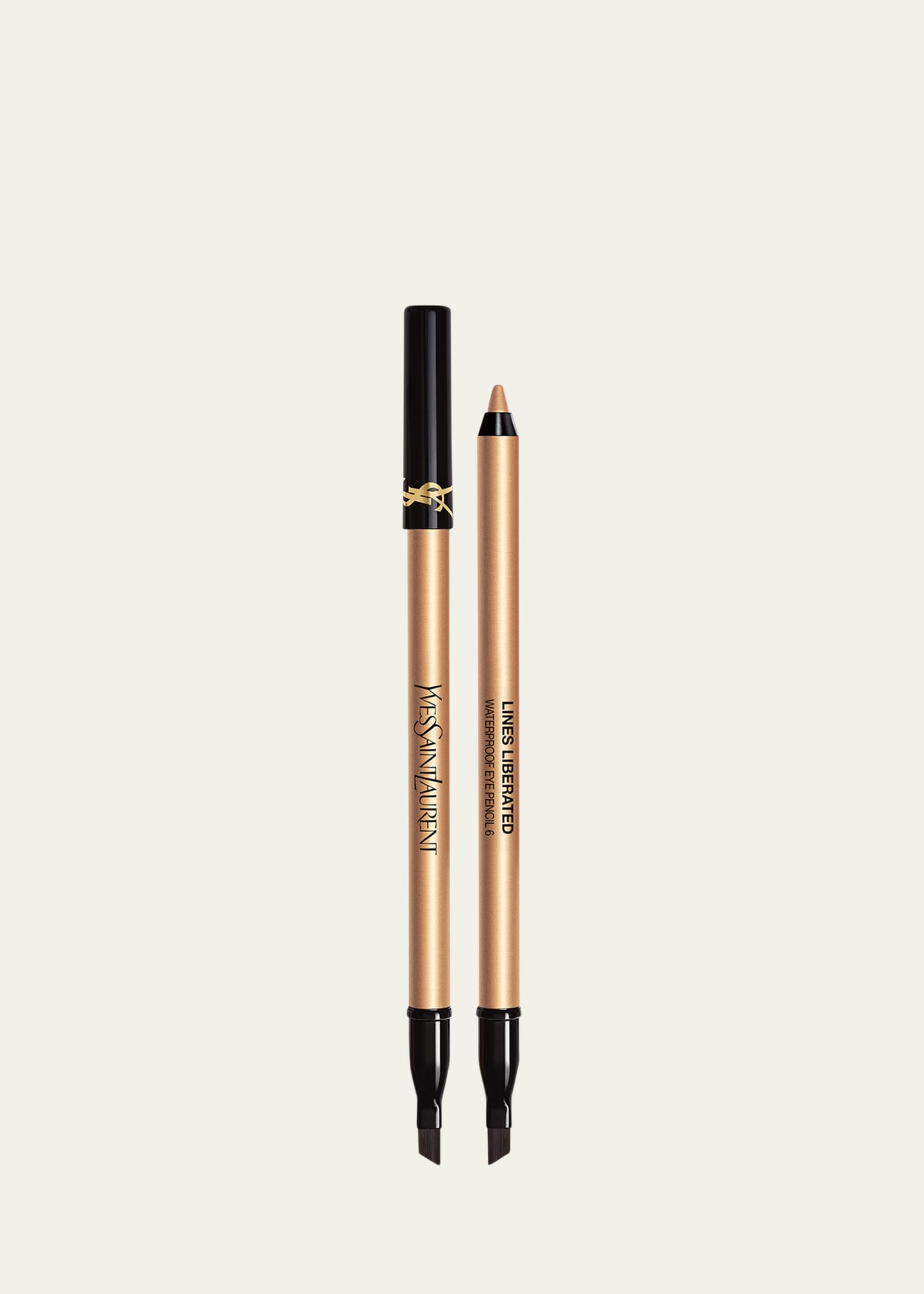 Saint Laurent Lines Liberated Dual-ended Waterproof Eyeliner In 06 Legendary Gold