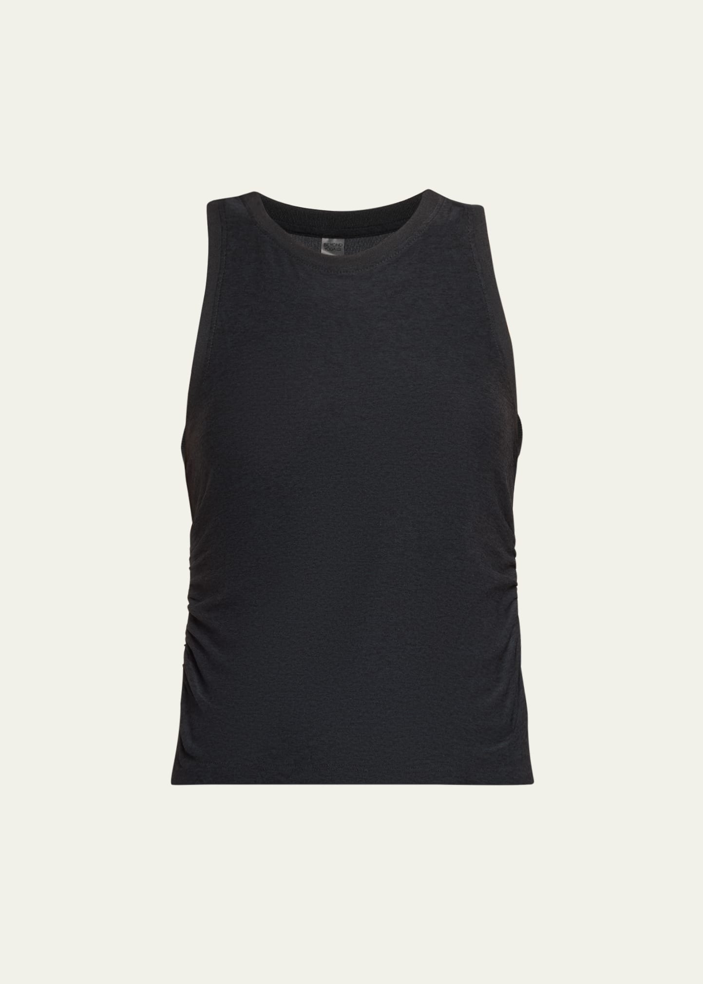 Beyond Yoga Featherweight Let It Grow Racerback Maternity Tank In Darkest Night In Darkest Night