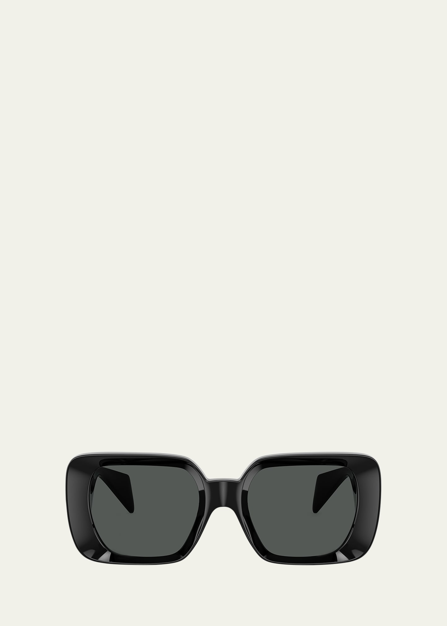 VERSACE MEDUSA SQUARE PLASTIC SUNGLASSES 