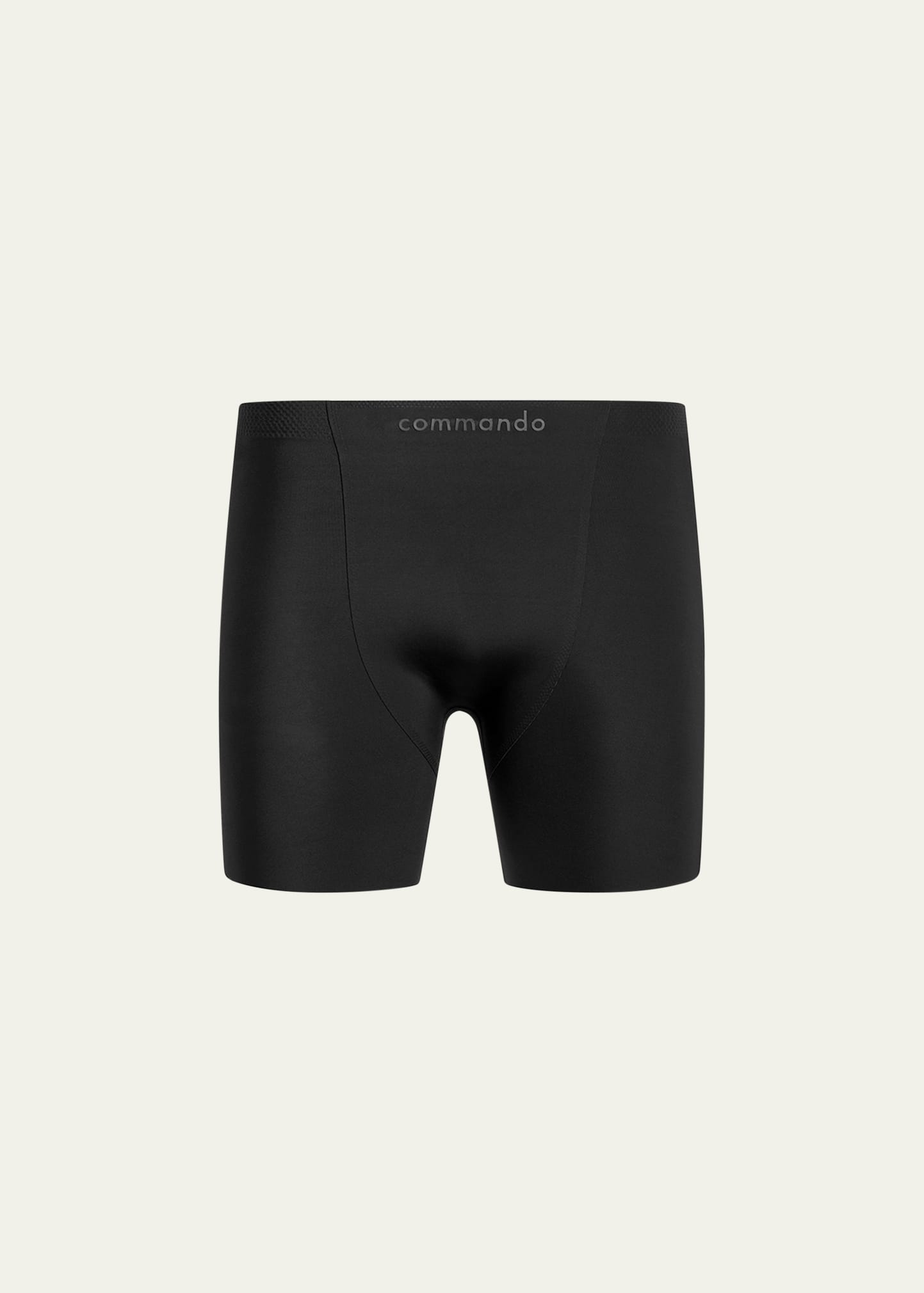 Commando Men's Bonded Microtech Boxer Briefs In Blk-black