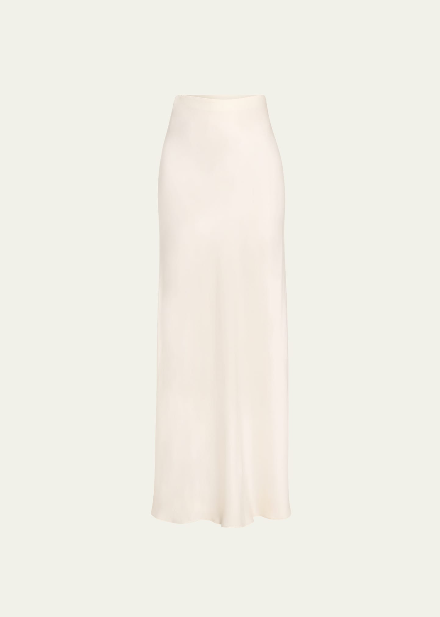 Michael Kors Maxi Pull-on Bias Skirt In Ivory