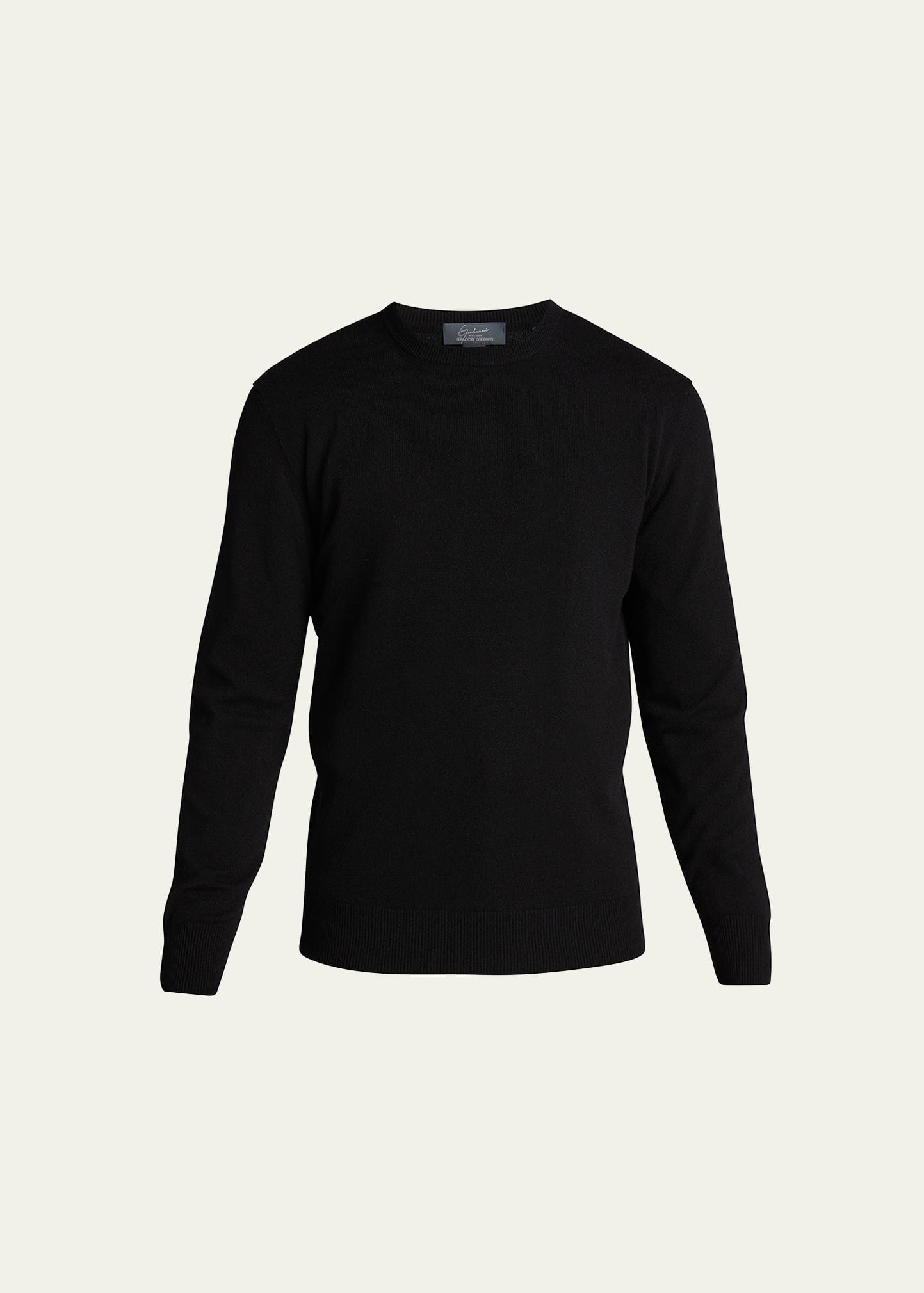 Men's Solid Cashmere Crewneck Sweater