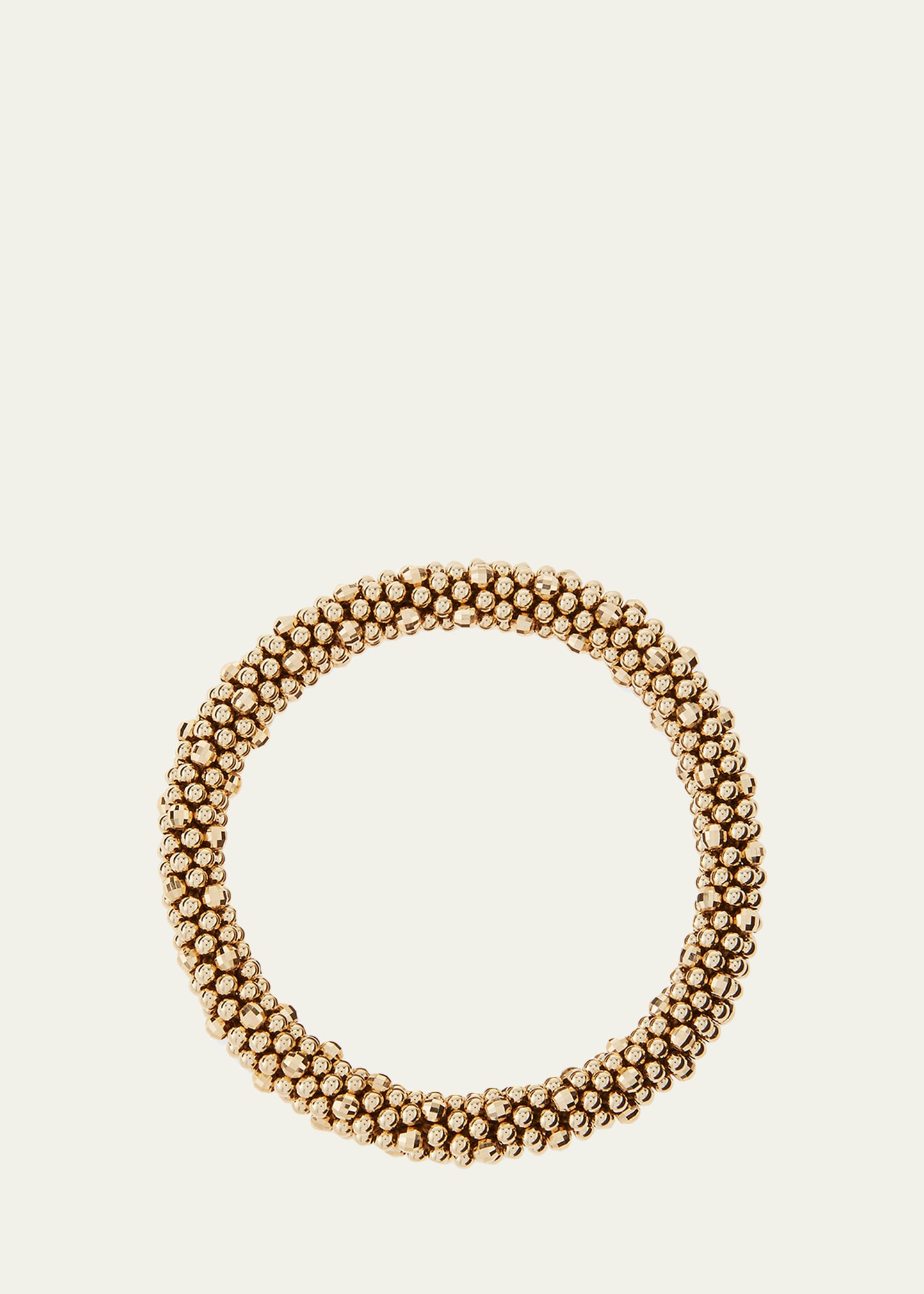 Irina 14k Gold Mirrored Bead Bracelet