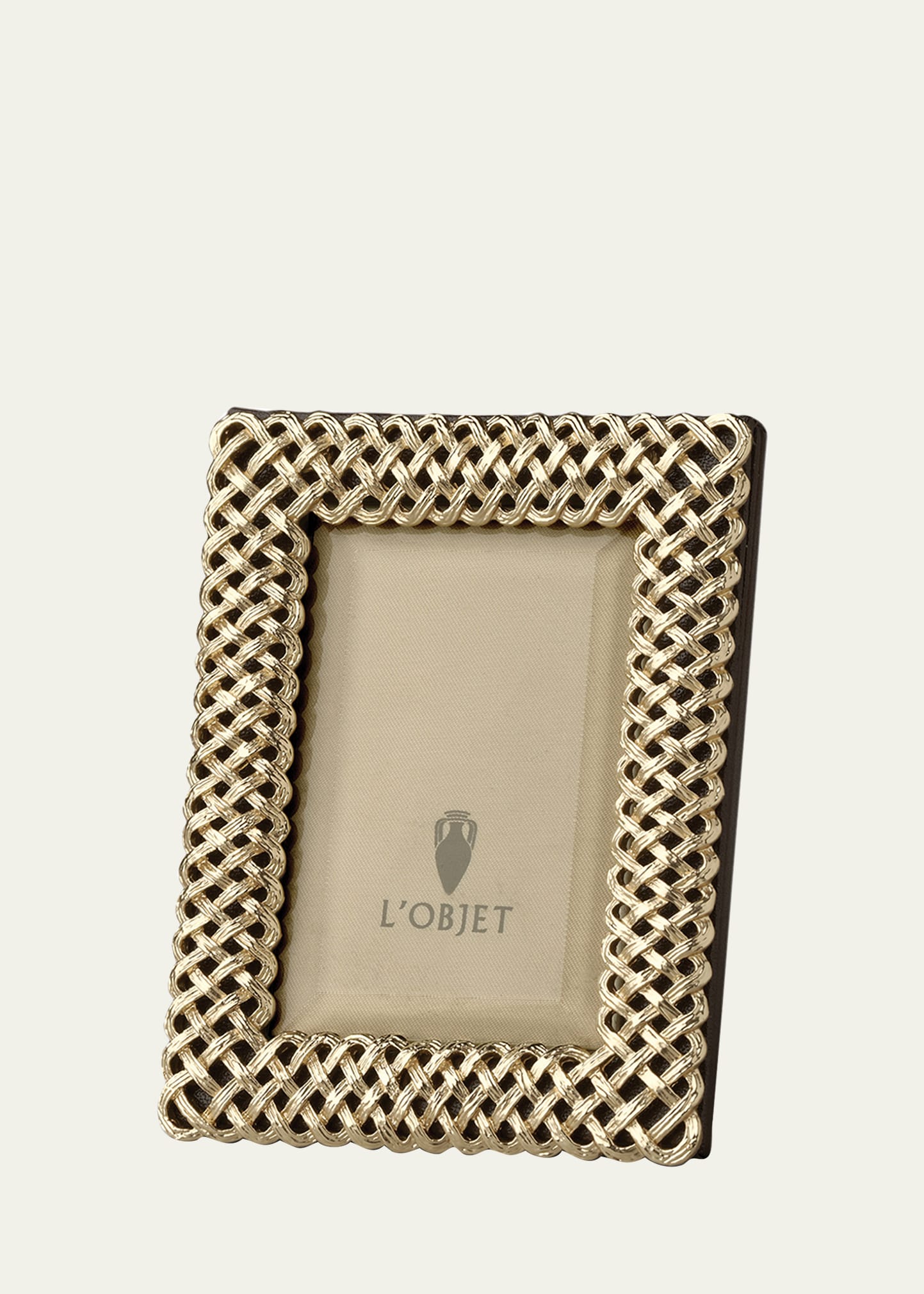 L'objet 2x3 Gold Braid Frame In Neutral