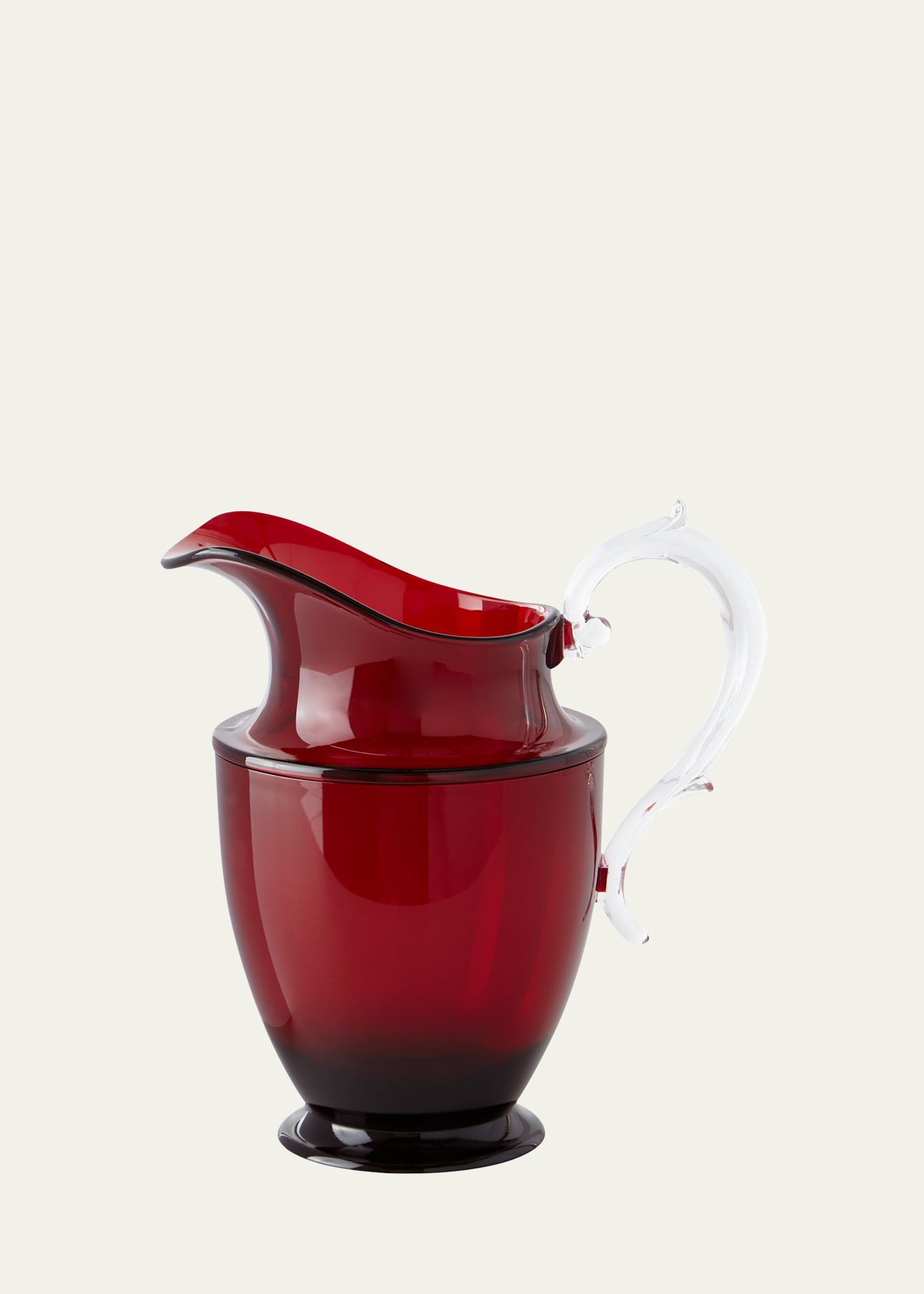 Federica Acrylic Pitcher, Red