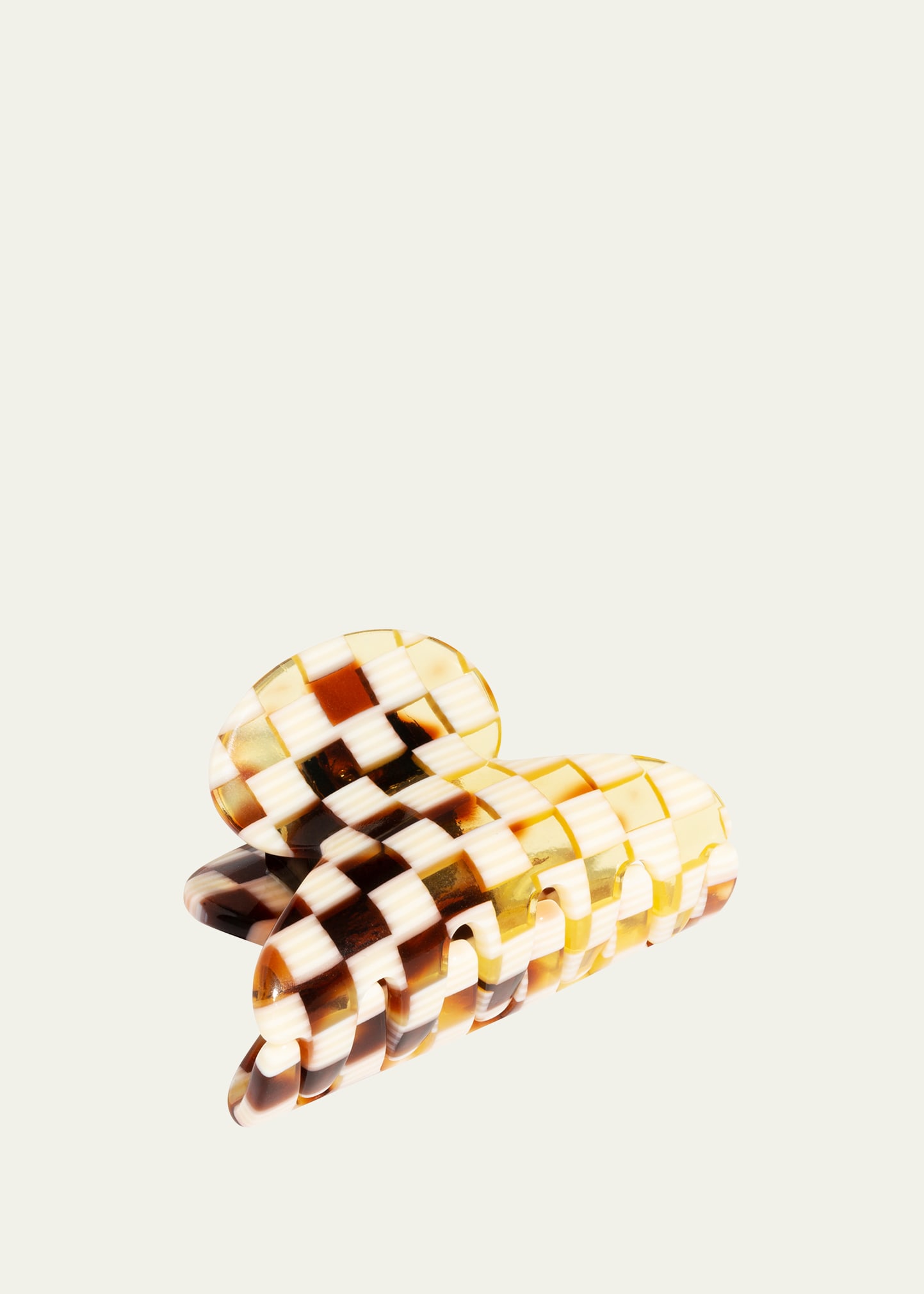 France Luxe Mini Couture Jaw Clip In Tan