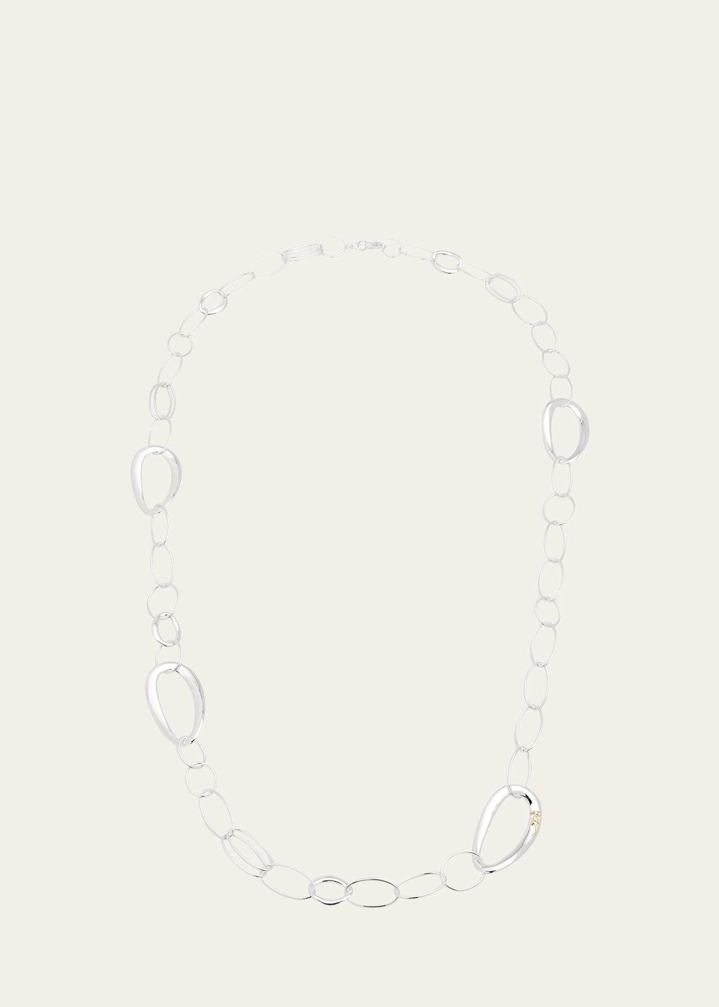 Shop Ippolita Chain Necklace In Sterling Silver