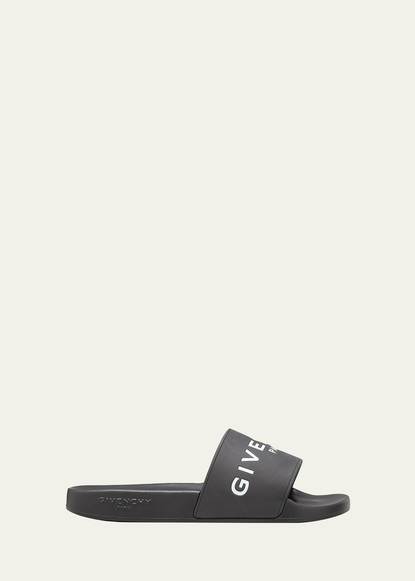 Givenchy Logo Slide Sandal In Black