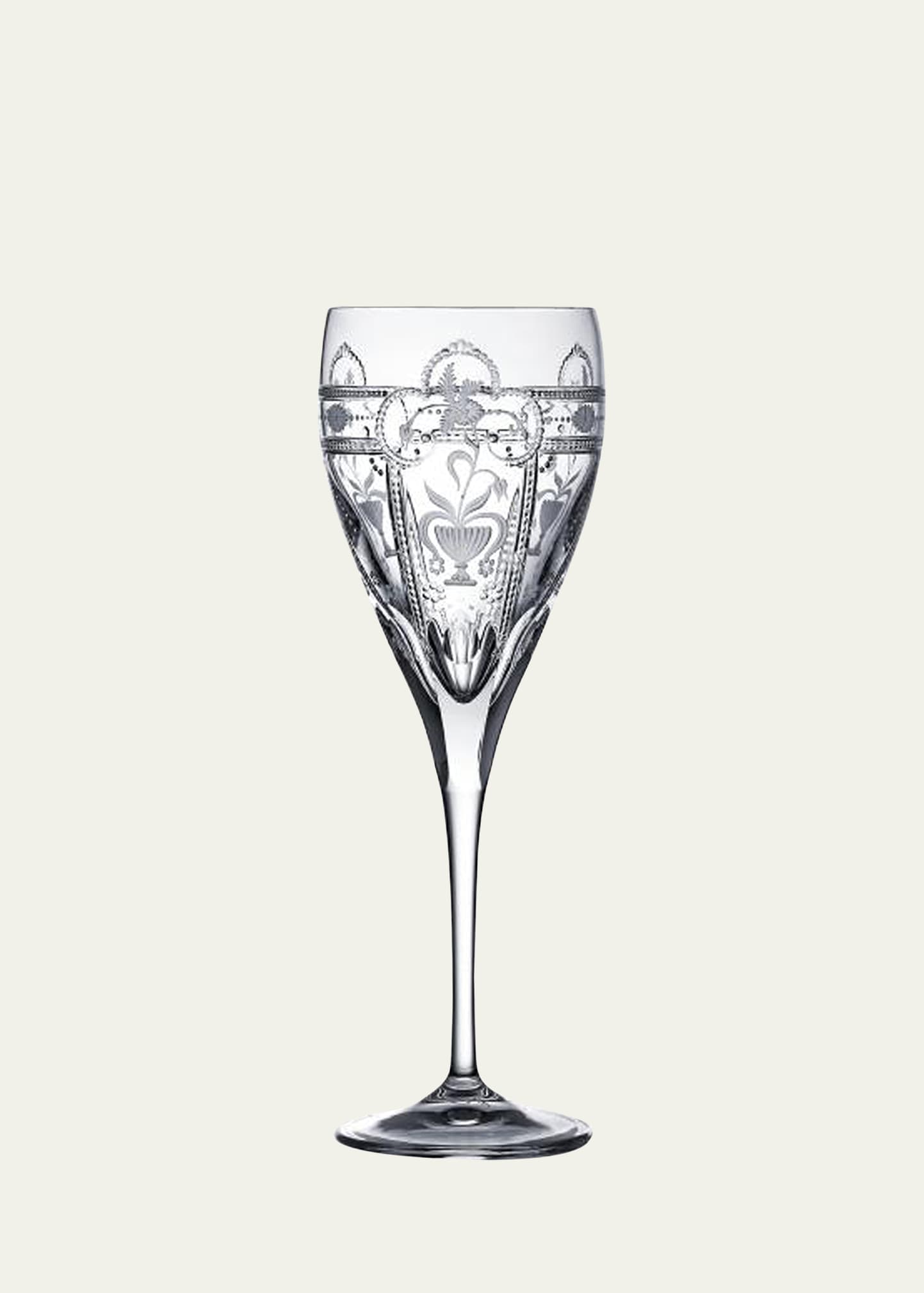 Varga Imperial Clear Goblet Glass In Transparent