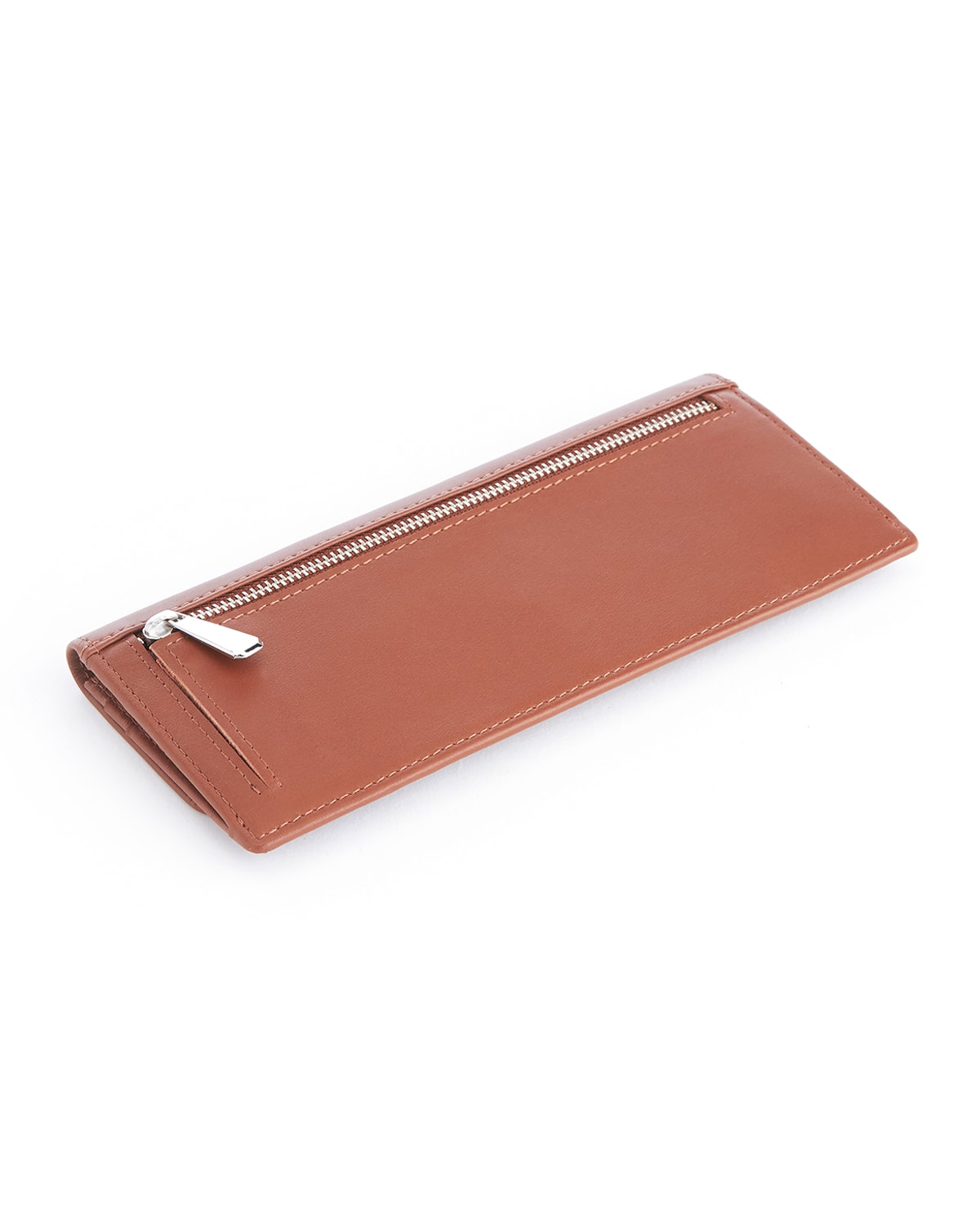 Royce New York Rfid Blocking Clutch Wallet, Personalized In Brown